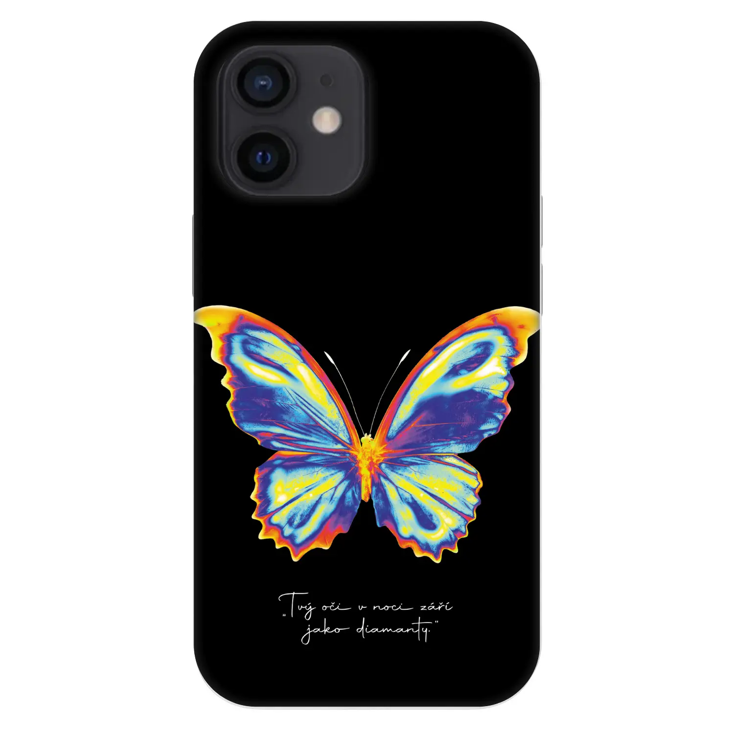 Fashion Case pro Apple iPhone 12 mini - Diamanty Black