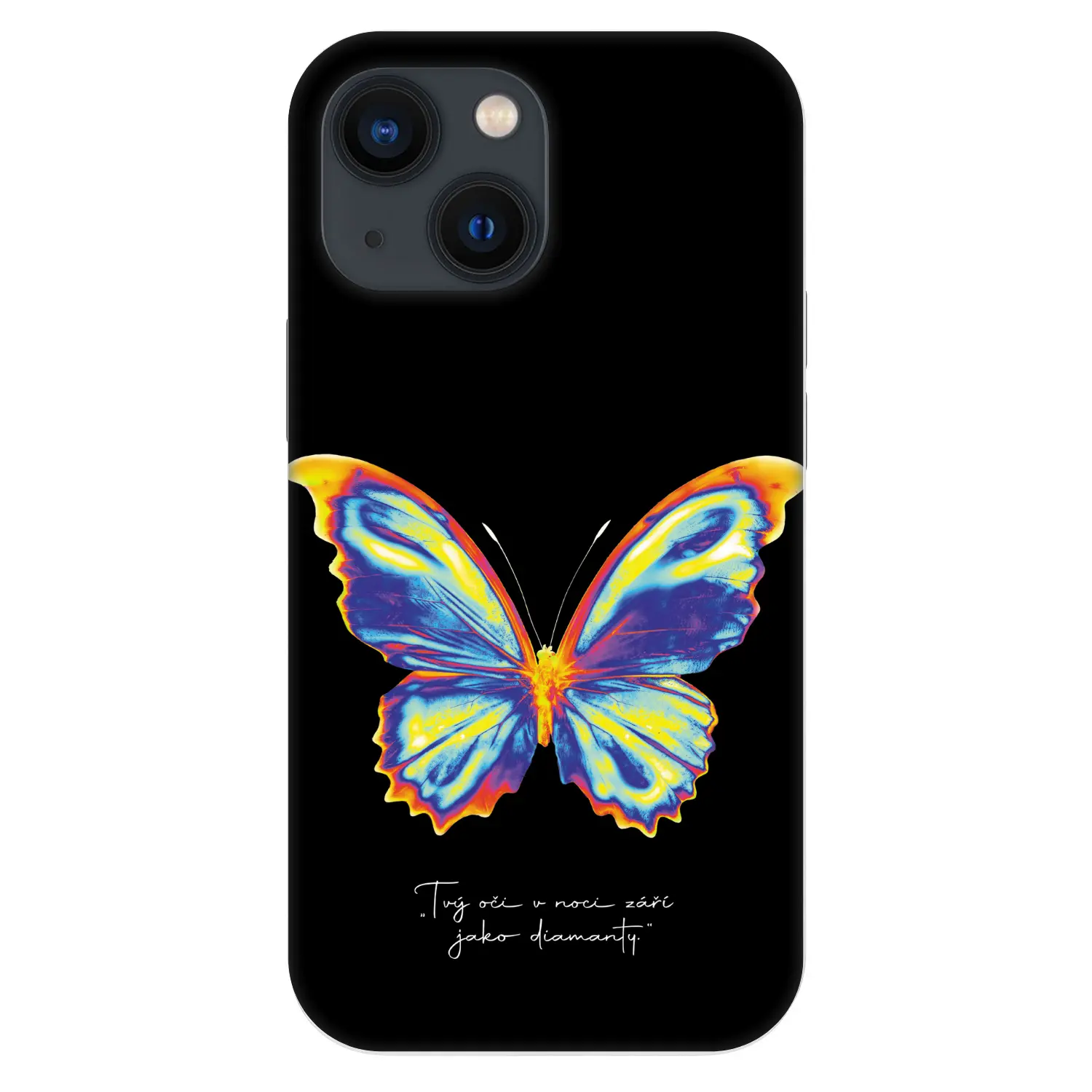 Fashion Case pro Apple iPhone 13 mini - Diamanty Black