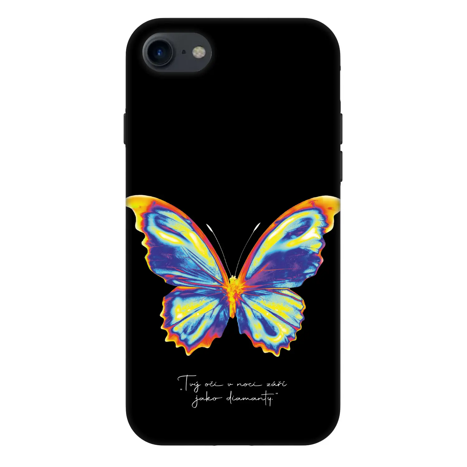 Fashion Case pro Apple iPhone SE 2020 - Diamanty Black