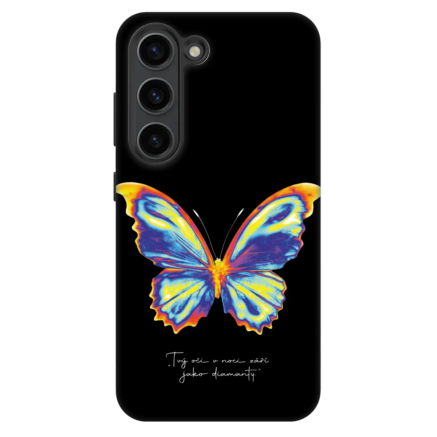 Fashion Case pro Samsung Galaxy S23 5G - Diamanty Black