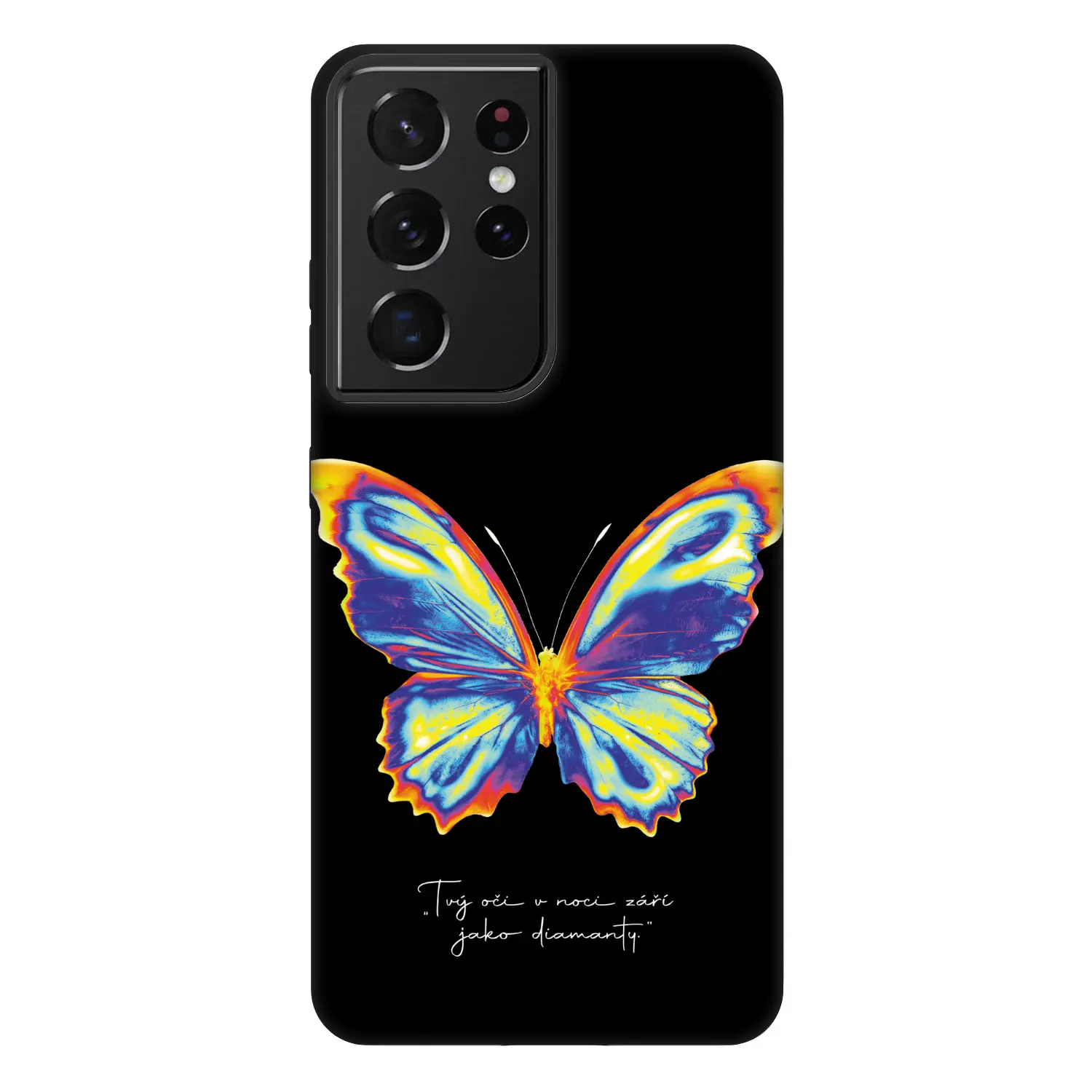 Fashion Case pro Samsung Galaxy S21 Ultra 5G G998B - Diamanty Black