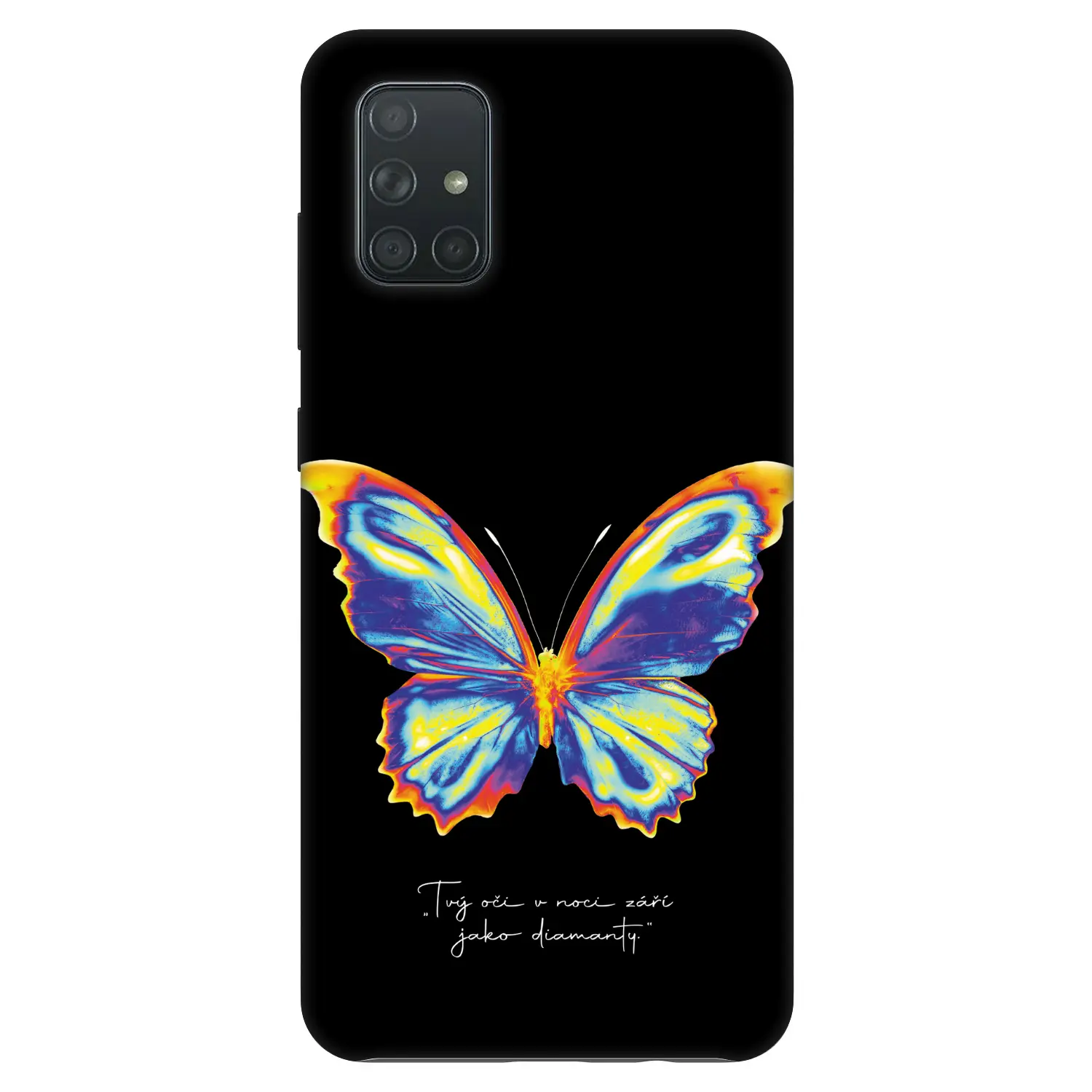 Fashion Case pro Samsung Galaxy A71 A715F - Diamanty Black