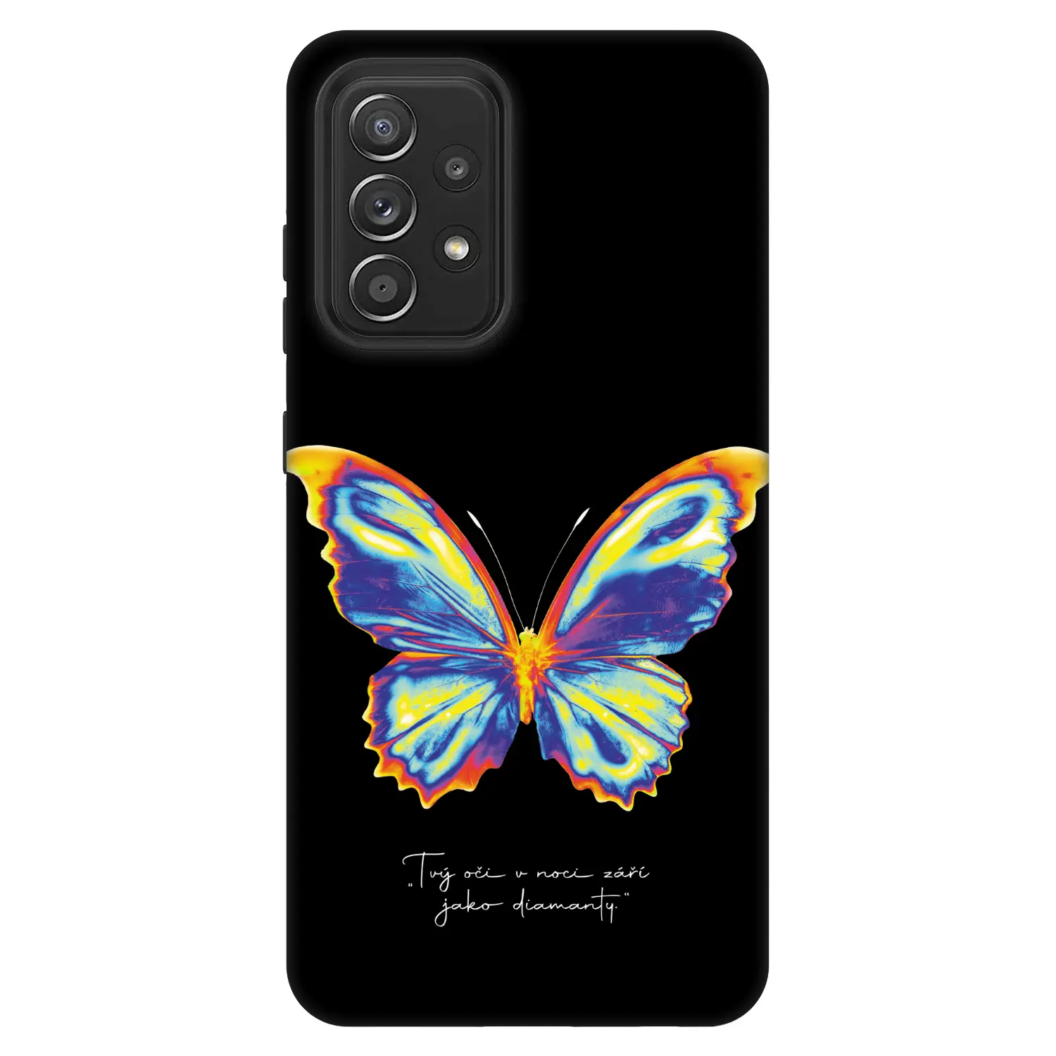Fashion Case pro Samsung Galaxy A52s 5G A528B - Diamanty Black