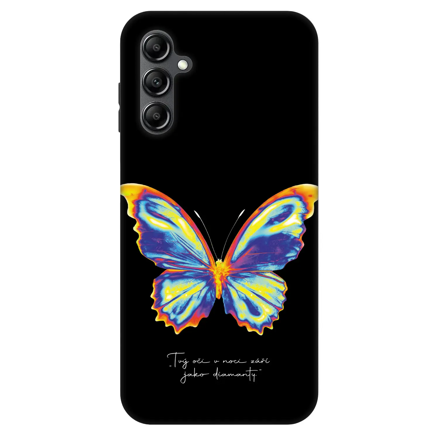 Fashion Case pro Samsung Galaxy A14 4G A145R - Diamanty Black
