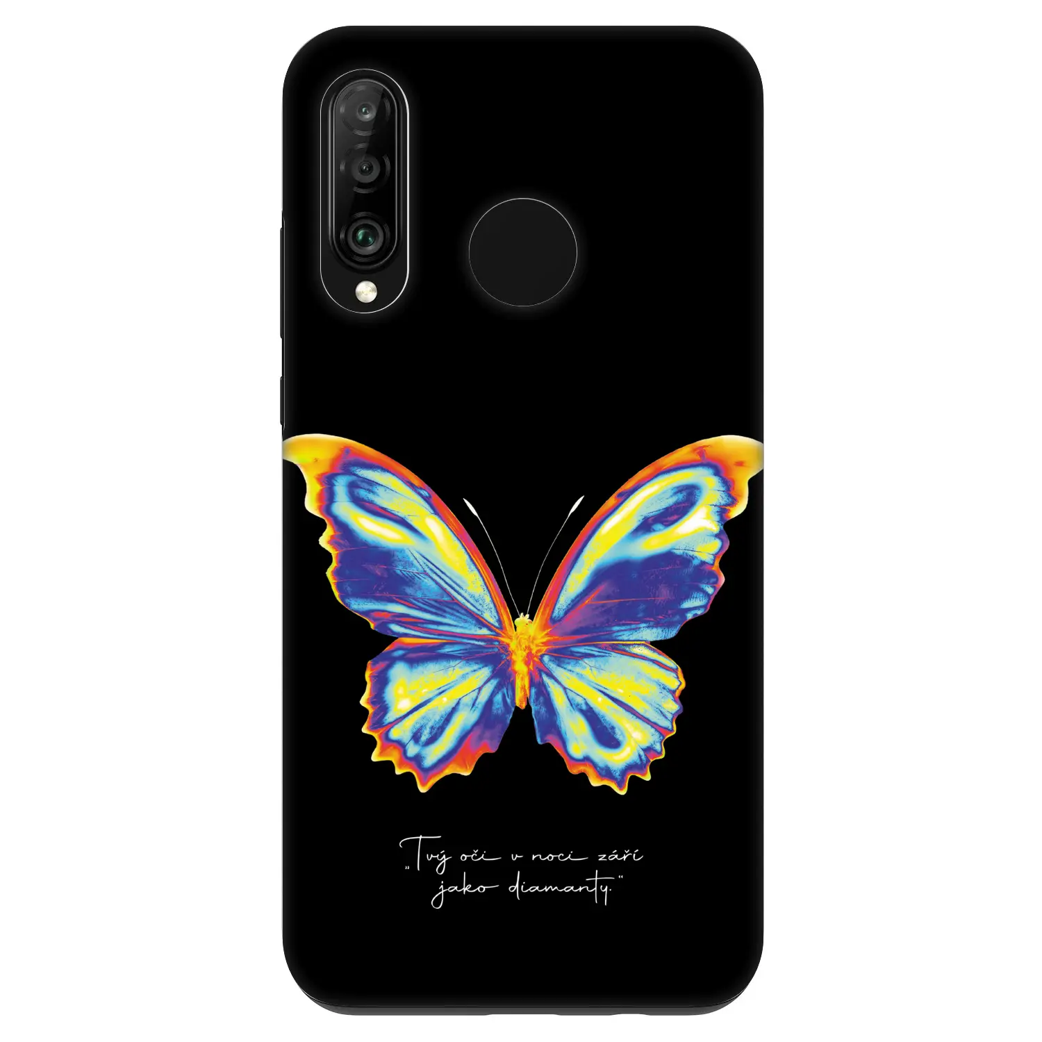 Fashion Case pro Huawei P30 Lite - Diamanty Black