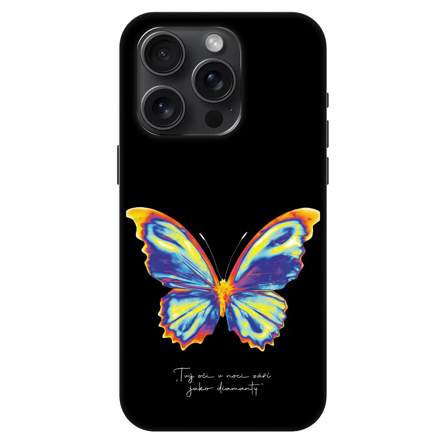 Fashion Case MagSafe Apple iPhone 15 Pro - Diamanty Black