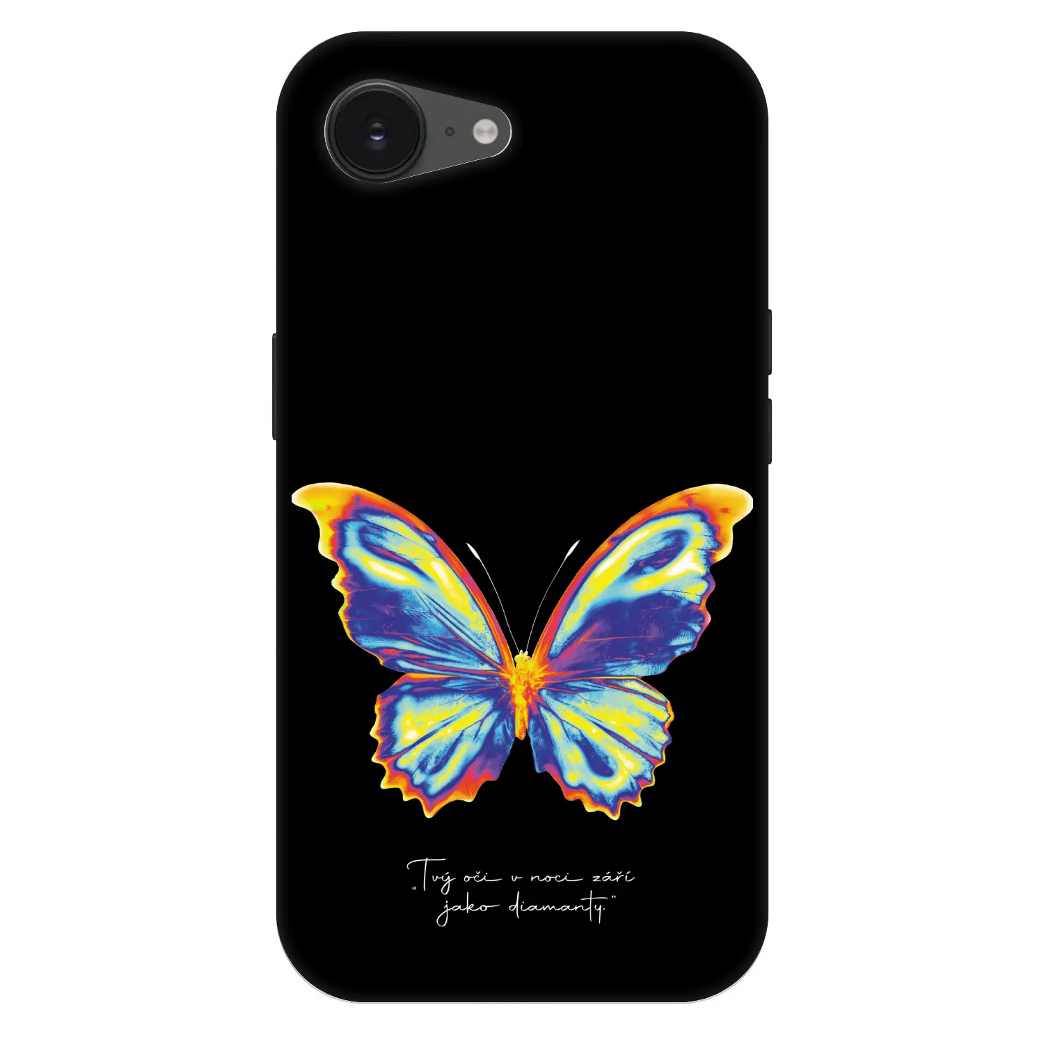 Fashion Case MagSafe Apple iPhone 16e - Diamanty Black
