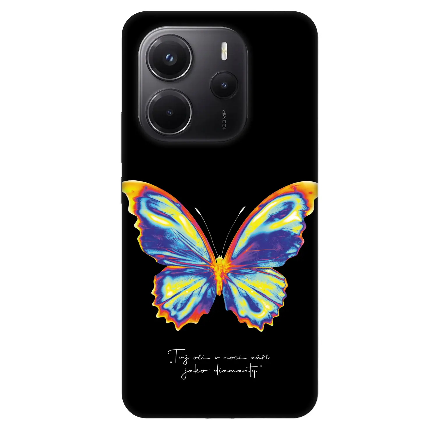 Fashion Case pro Xiaomi Redmi Note 14 4G - Diamanty Black