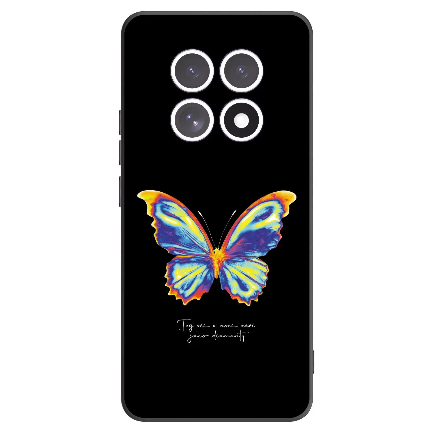 Silikonový černý obal pro Xiaomi Redmi Note 15 4G - Diamanty Black