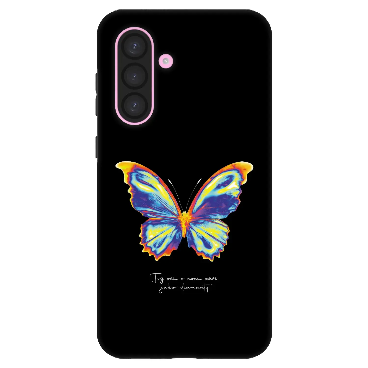 Fashion Case pro Samsung Galaxy A56 5G A566B - Diamanty Black