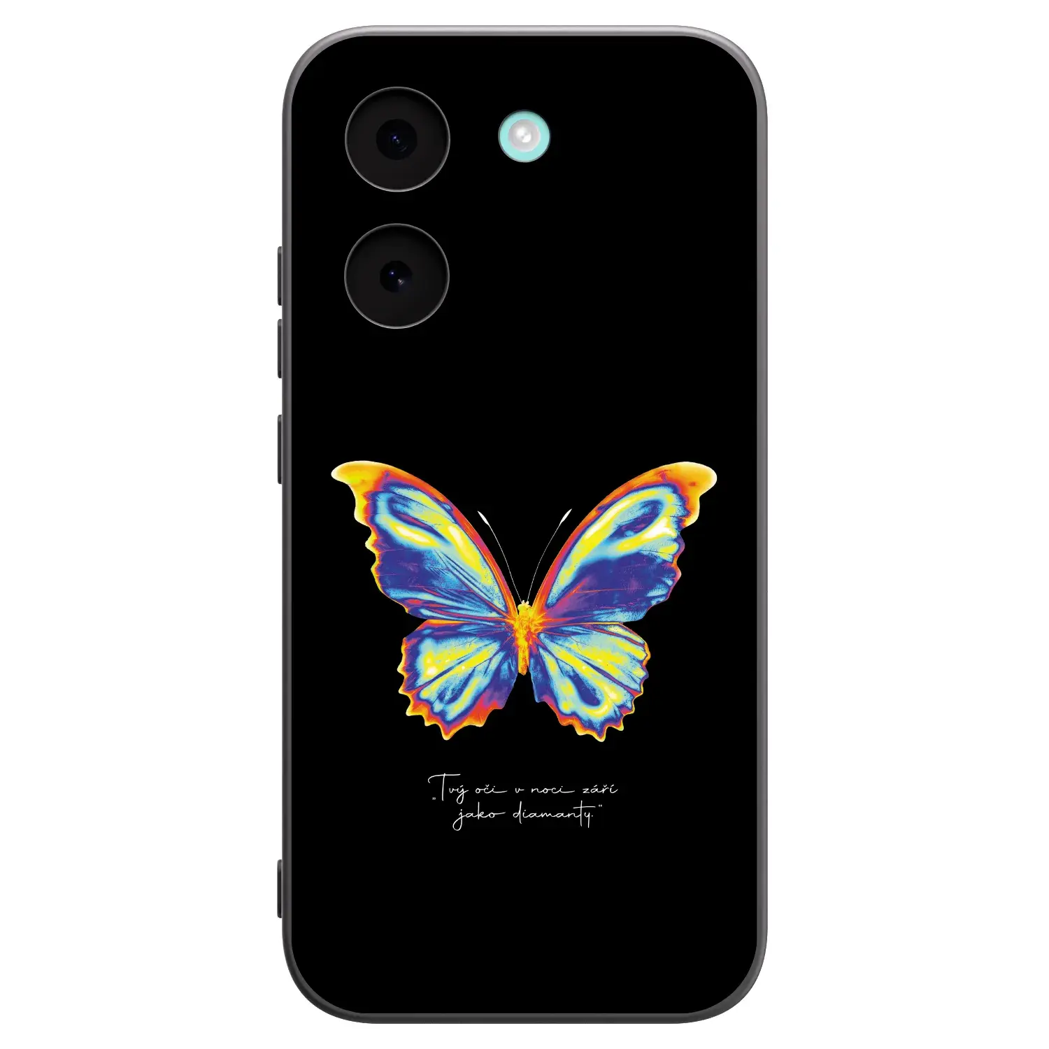 Silikonový černý obal pro Xiaomi Poco X8 Pro - Diamanty Black