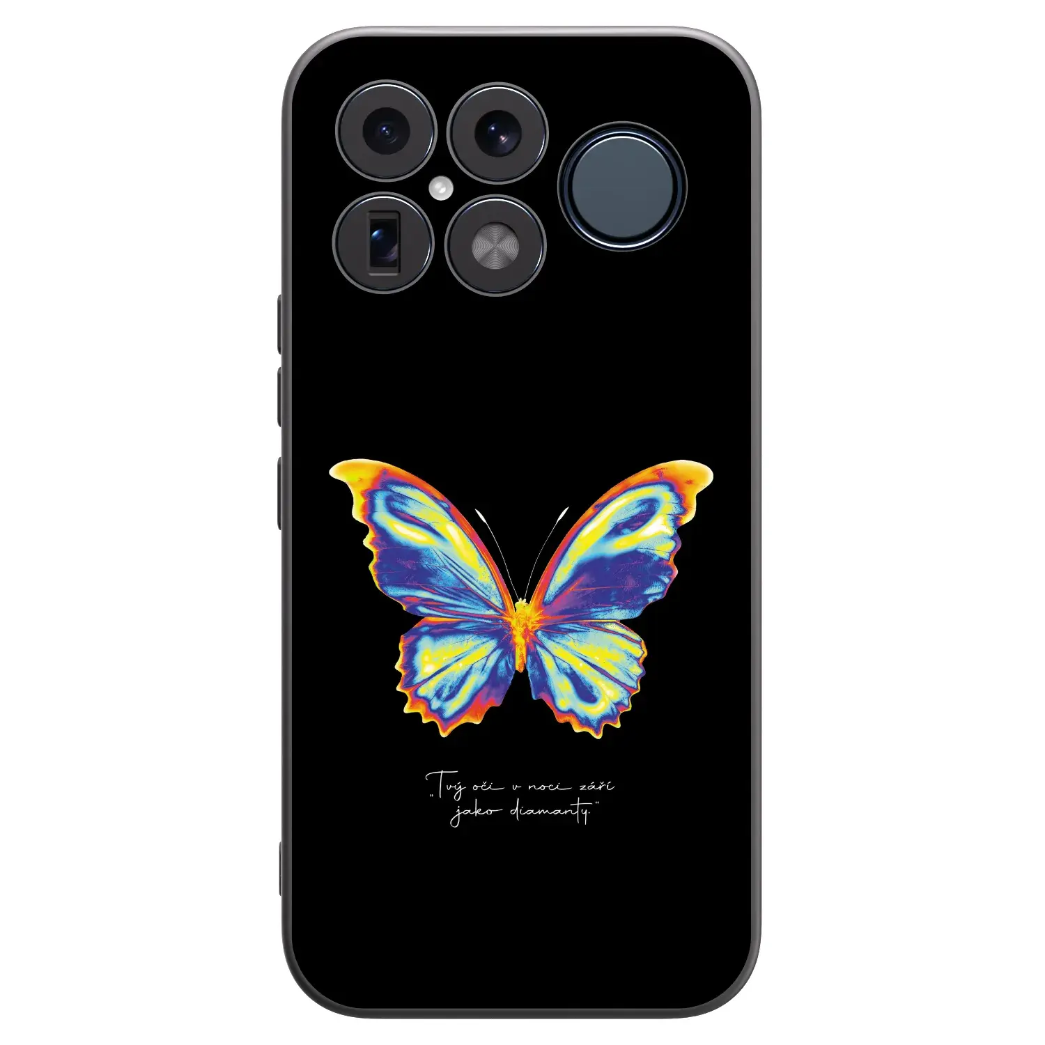 Silikonový černý obal pro Xiaomi Poco F8 Ultra - Diamanty Black