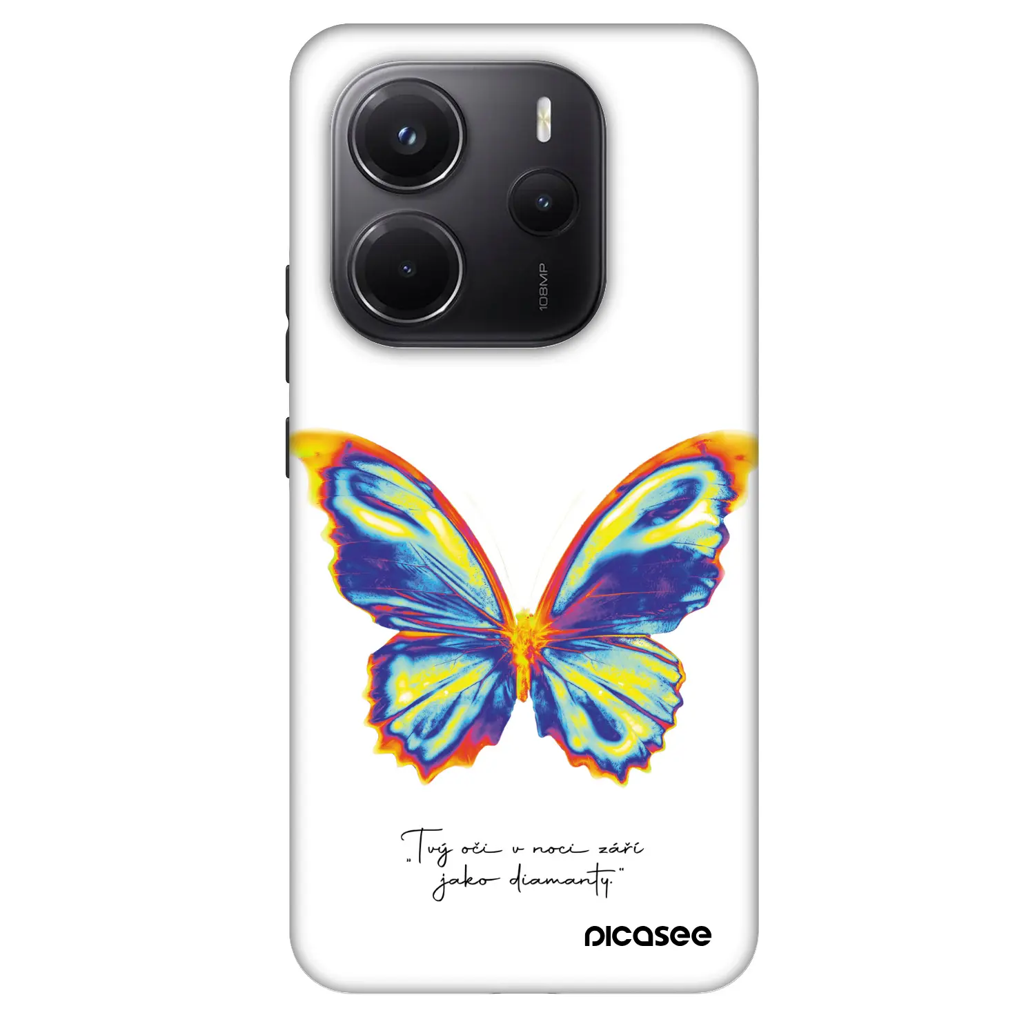 Fashion Case pro Xiaomi Redmi Note 14 5G - Diamanty White