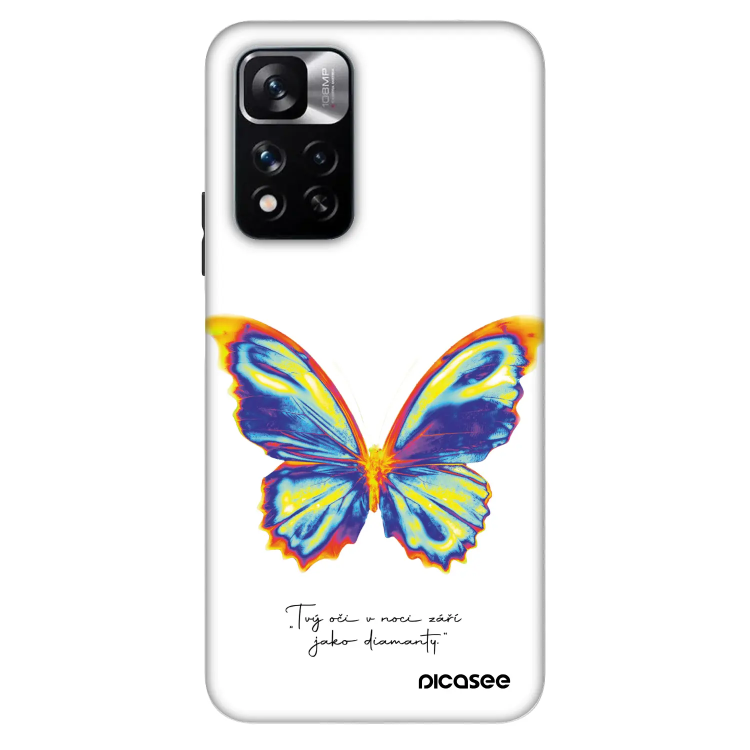 Fashion Case pro Xiaomi Redmi Note 11 Pro 5G - Diamanty White