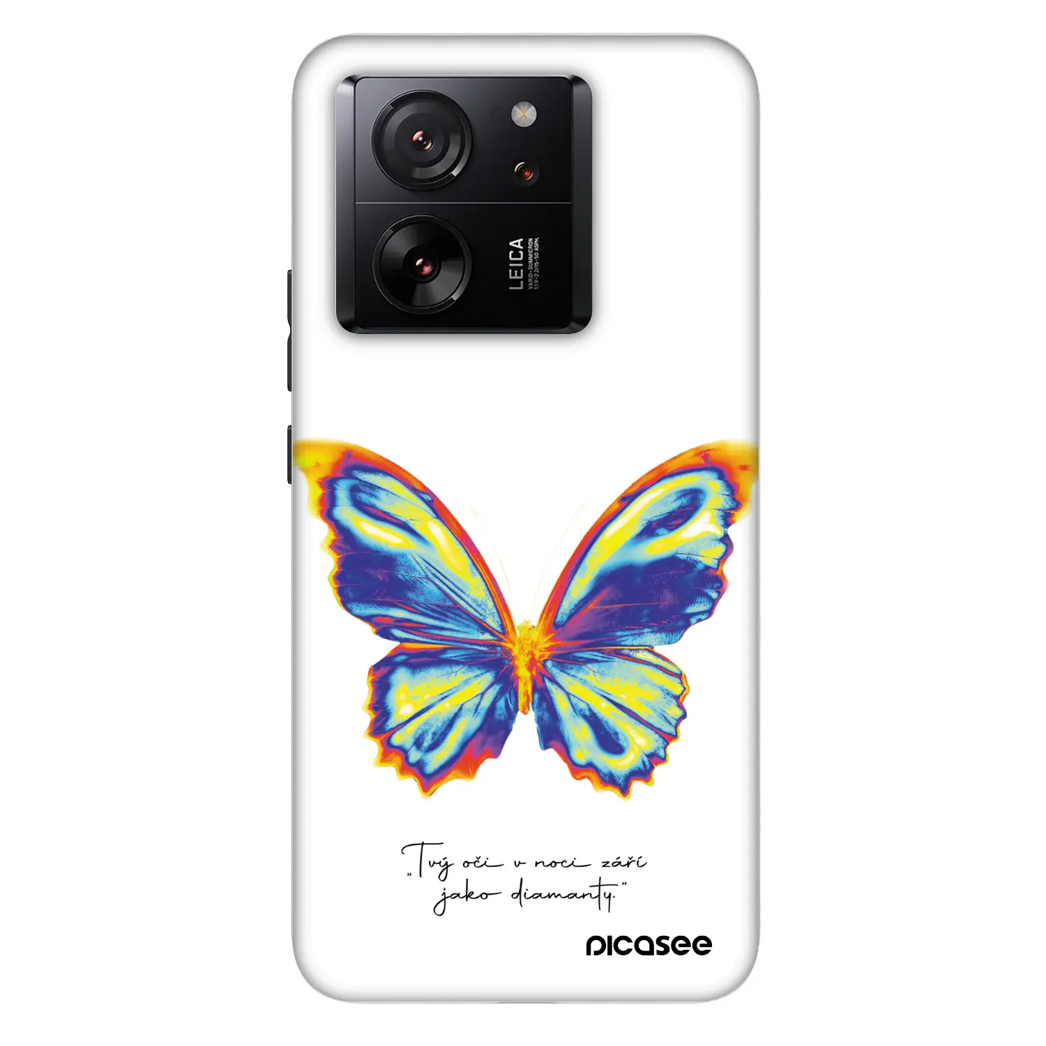 Fashion Case pro Xiaomi 13T Pro - Diamanty White