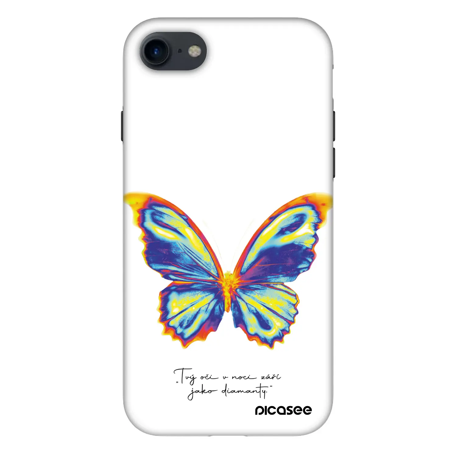 Fashion Case pro Apple iPhone SE 2020 - Diamanty White