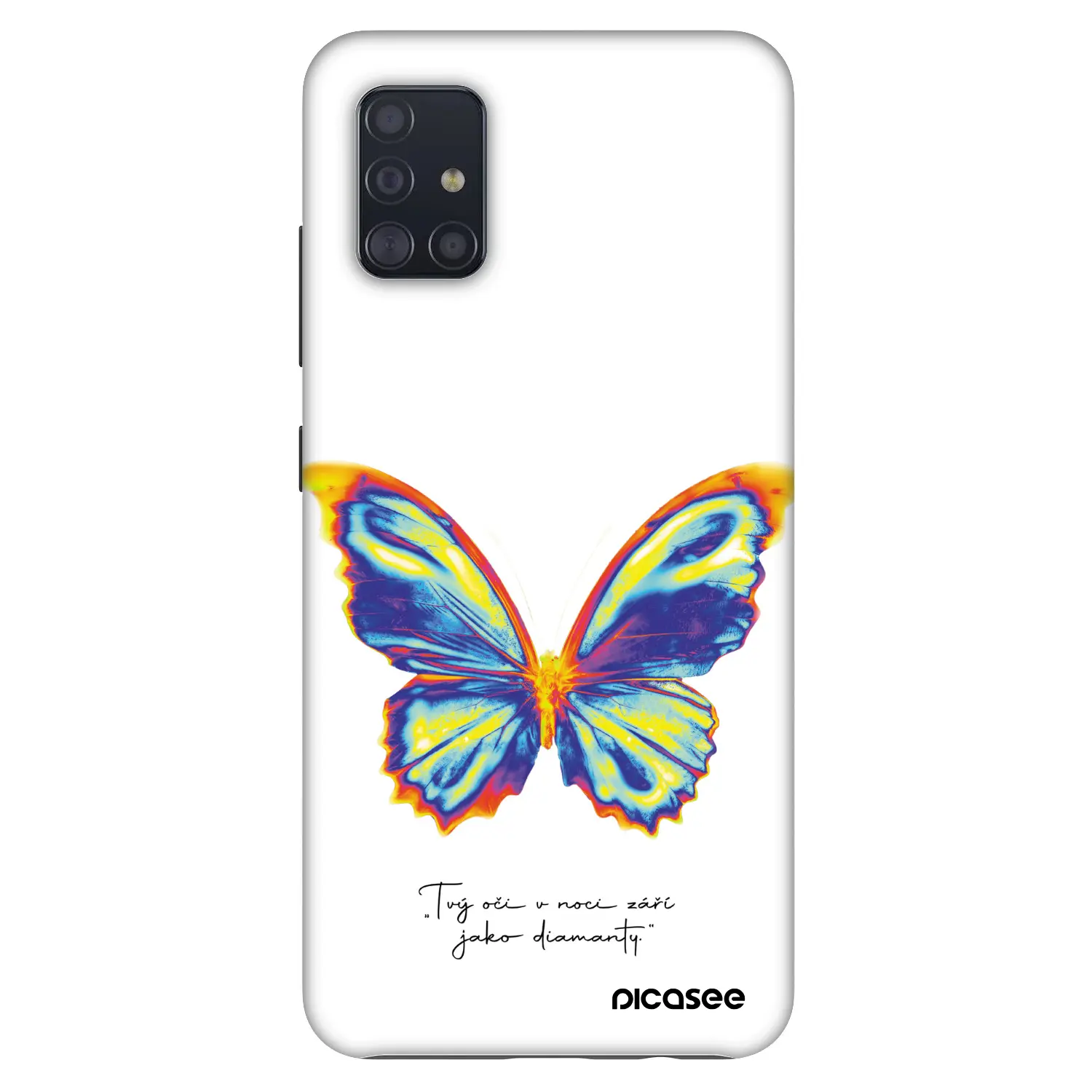 Fashion Case pro Samsung Galaxy A51 A515F - Diamanty White