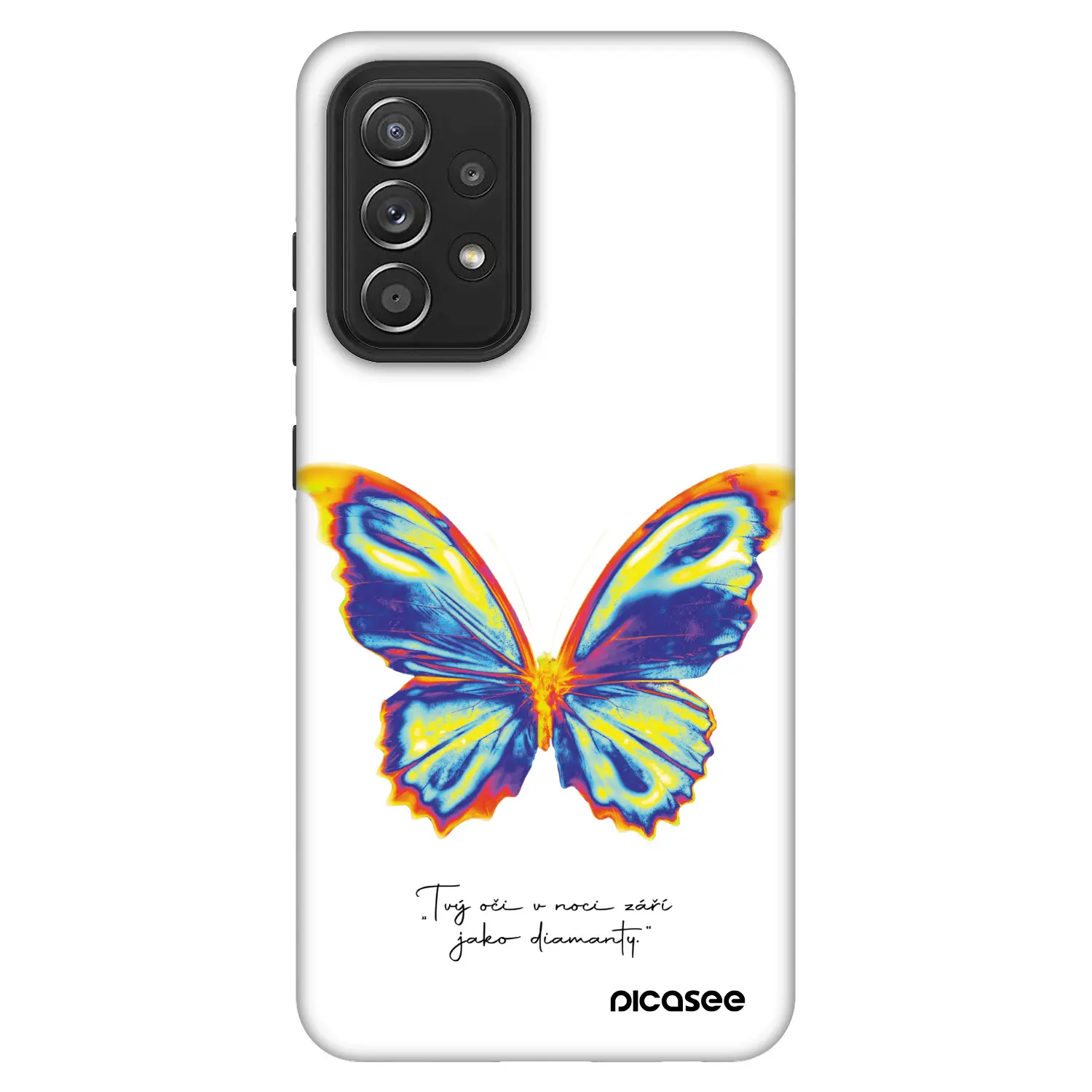 Fashion Case pro Samsung Galaxy A52 5G A525F - Diamanty White