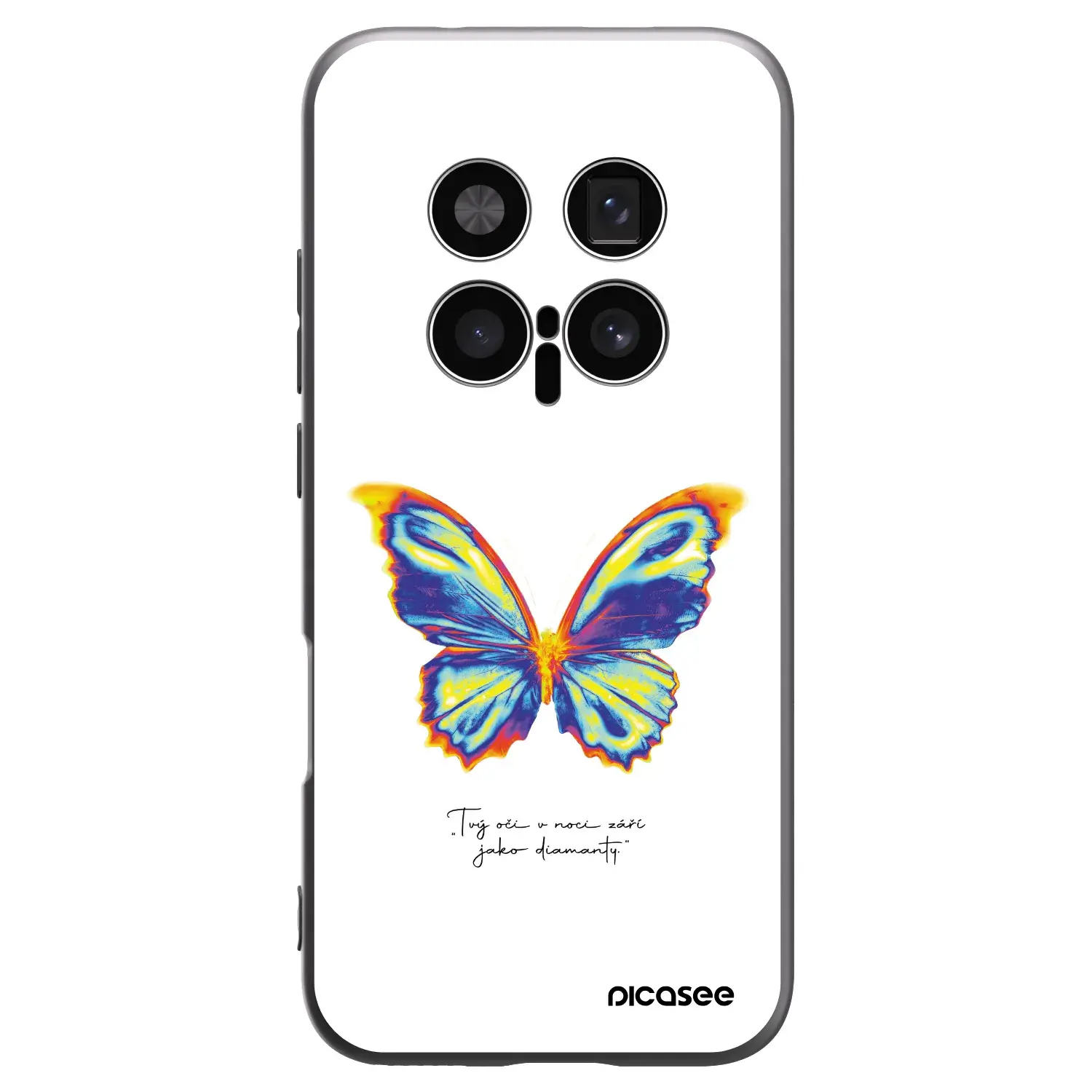Silikonový černý obal pro Honor Magic8 Pro 5G - Diamanty White