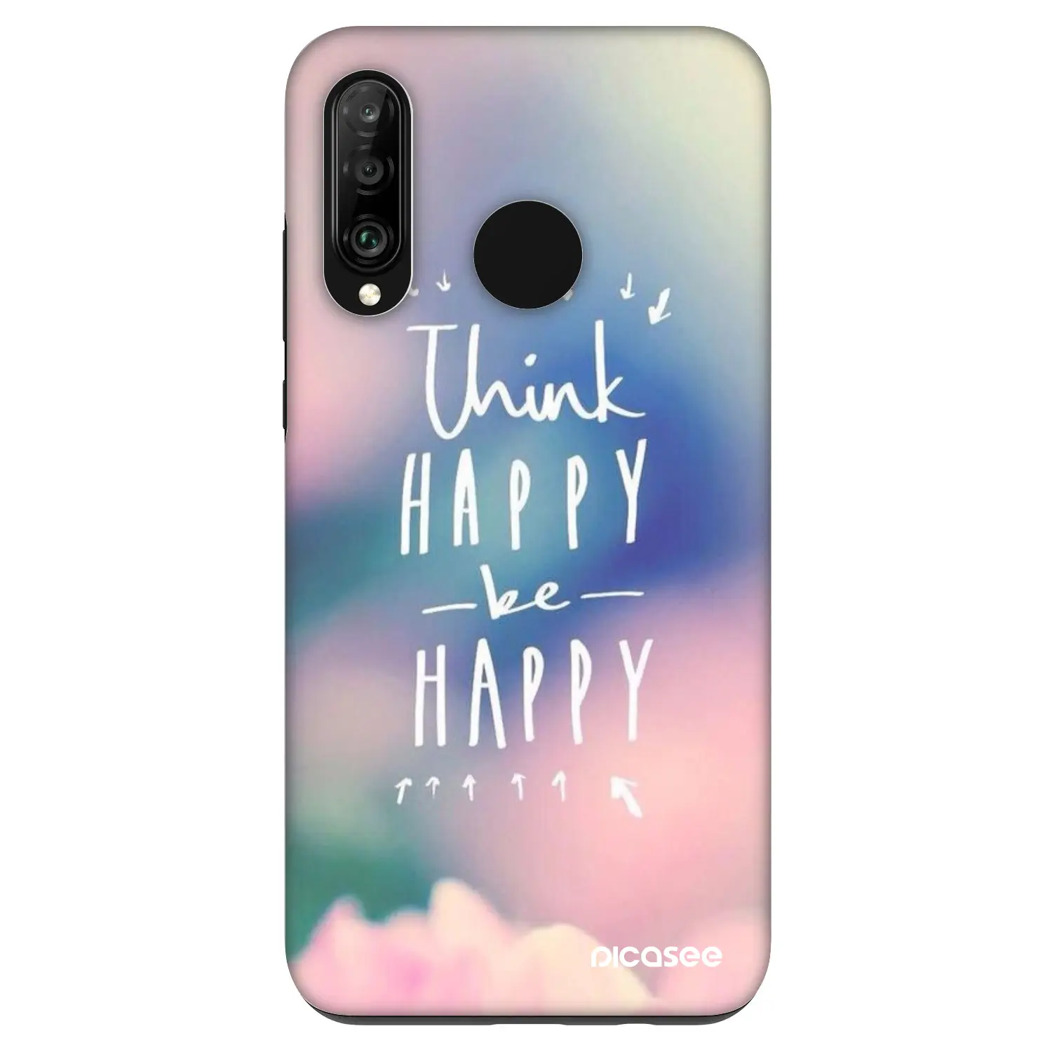 Fashion Case pro Huawei P30 Lite - Mysli pozitivně!
