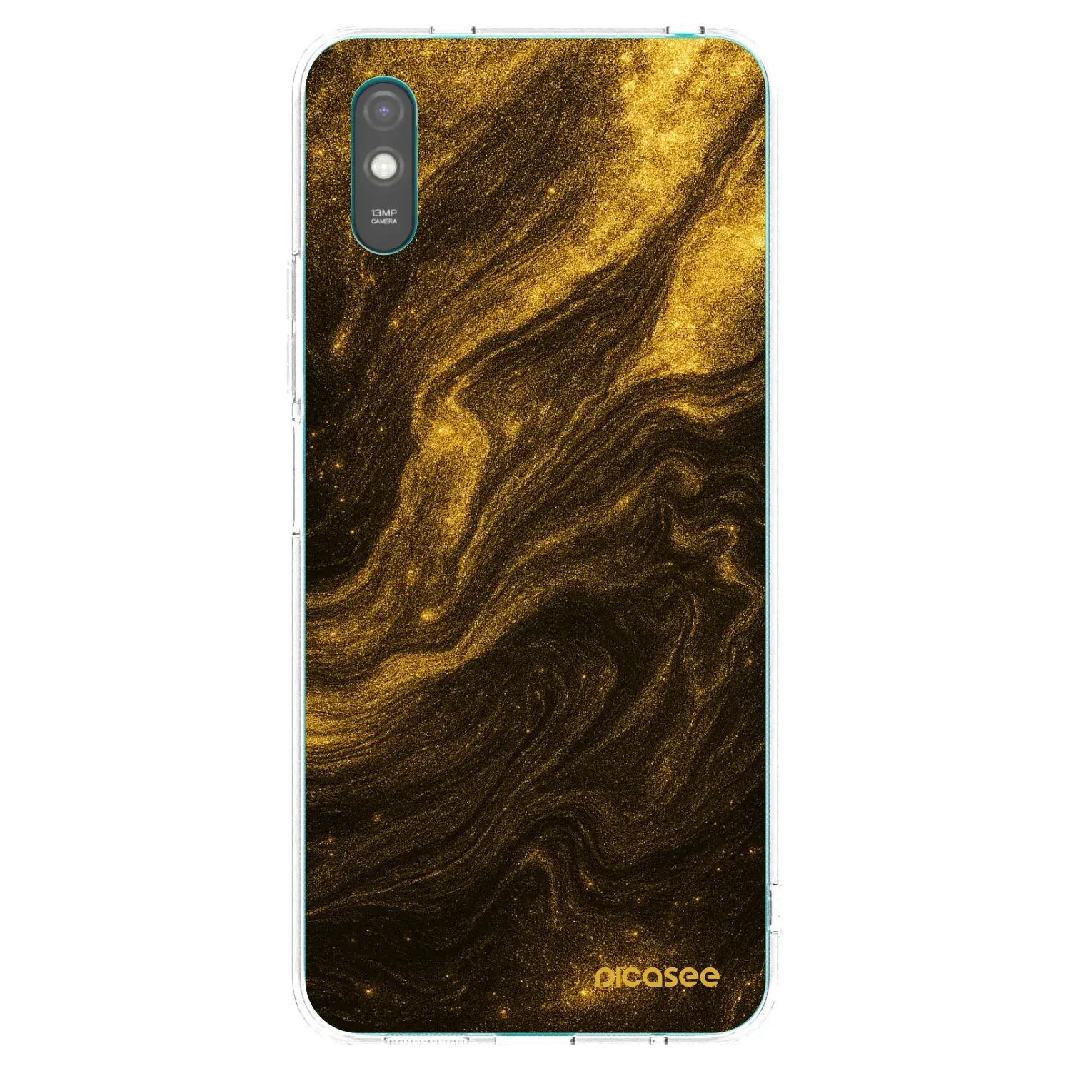 Silikonový průhledný obal pro Xiaomi Redmi 9AT - Černá