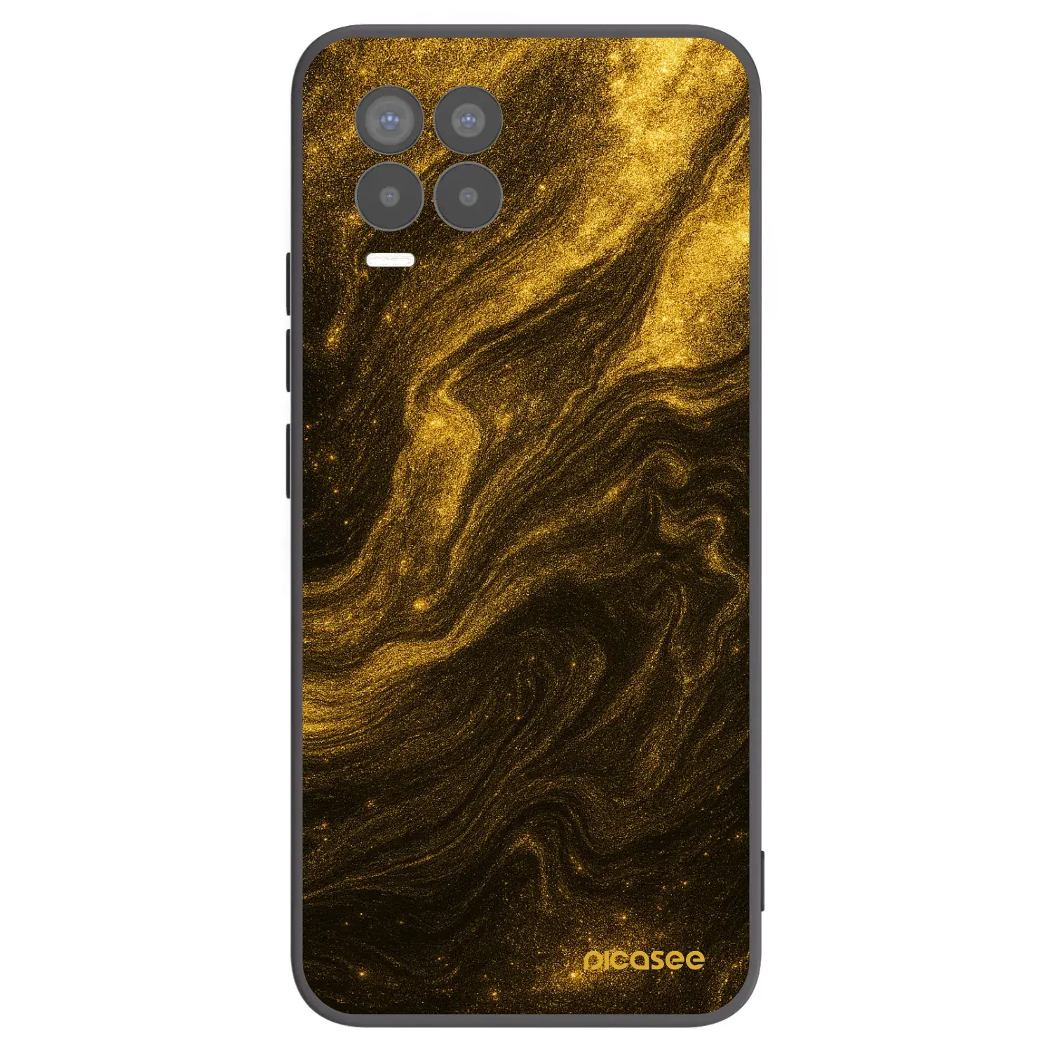 Silikonový černý obal pro Realme 8 Pro - Černá