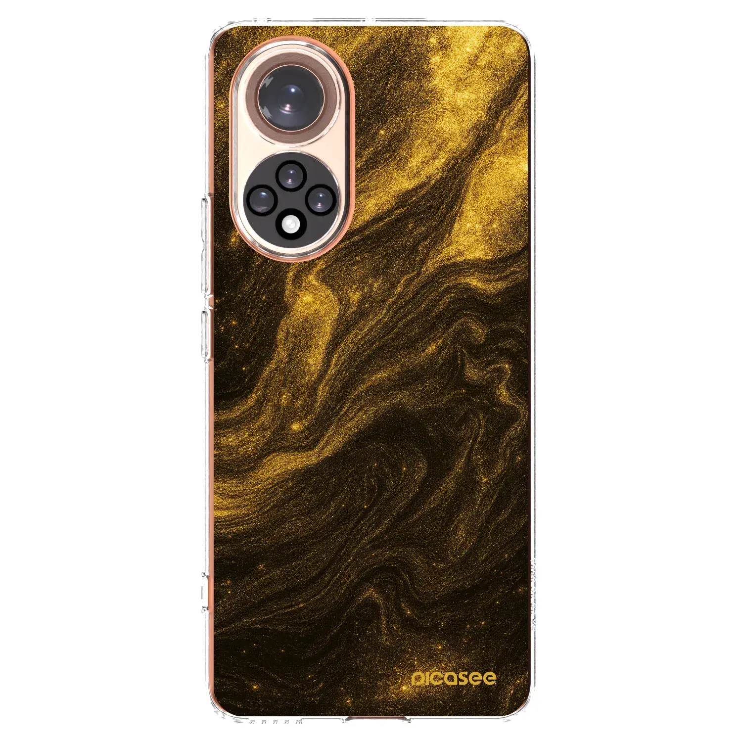 Silikonový průhledný obal pro Huawei Nova 9 - Černá