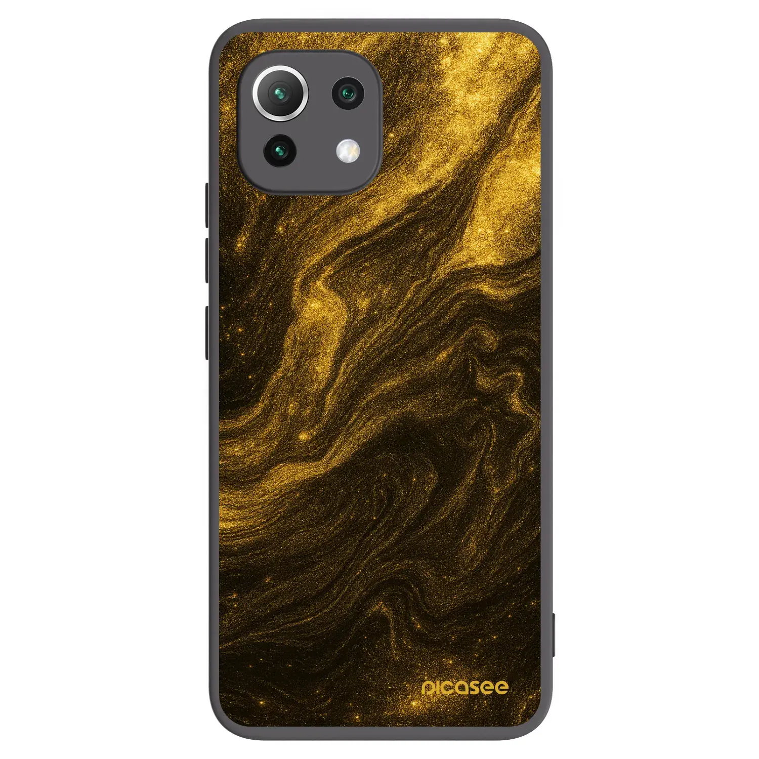 Silikonový černý obal pro Xiaomi 11 Lite 5G NE - Černá