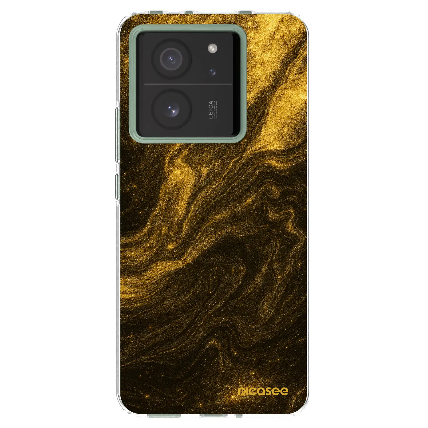 Silikonový průhledný obal pro Xiaomi 13T Pro - Černá