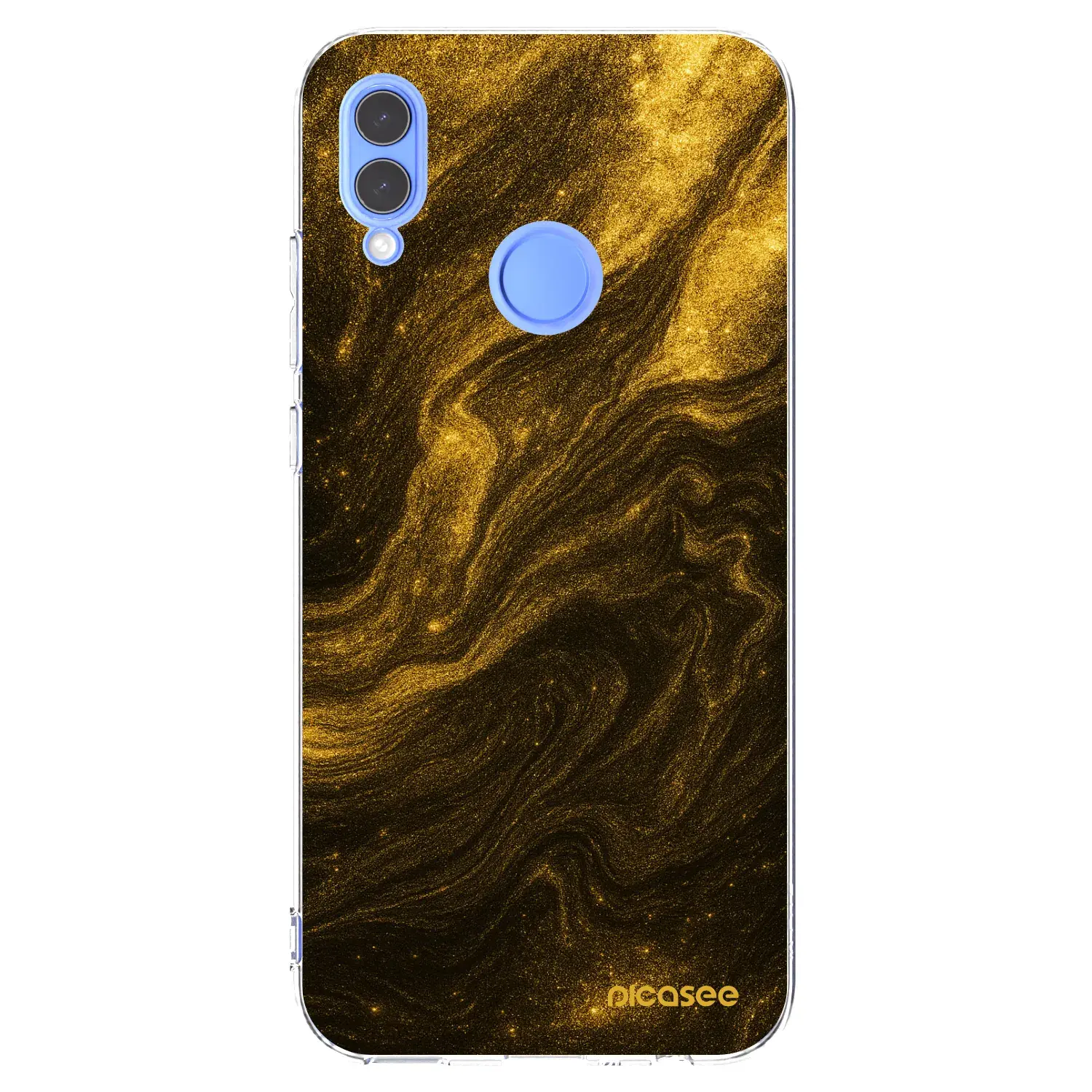 Silikonový průhledný obal pro Honor 10 Lite - Černá