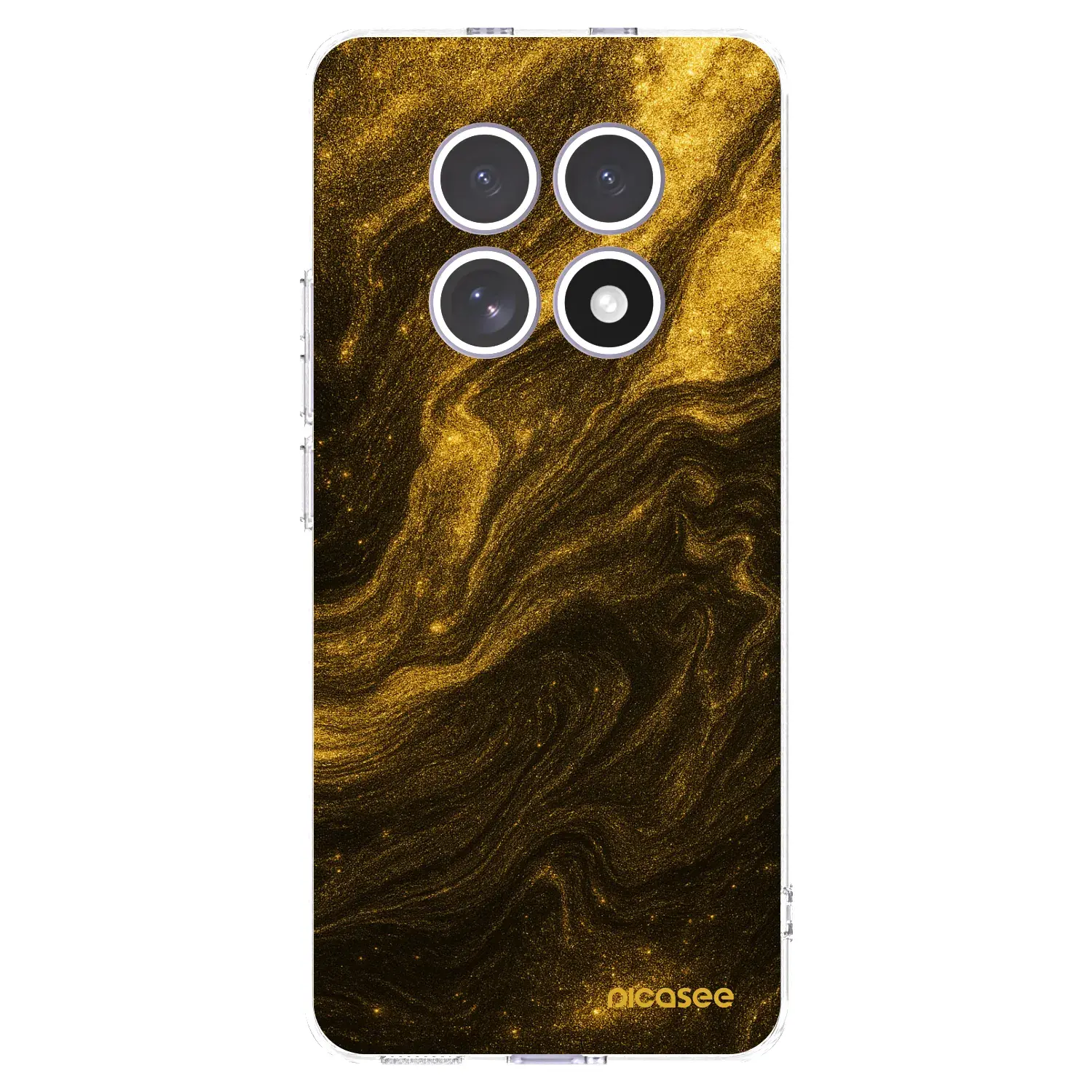 Silikonový průhledný obal pro Xiaomi Redmi Note 15 4G - Černá