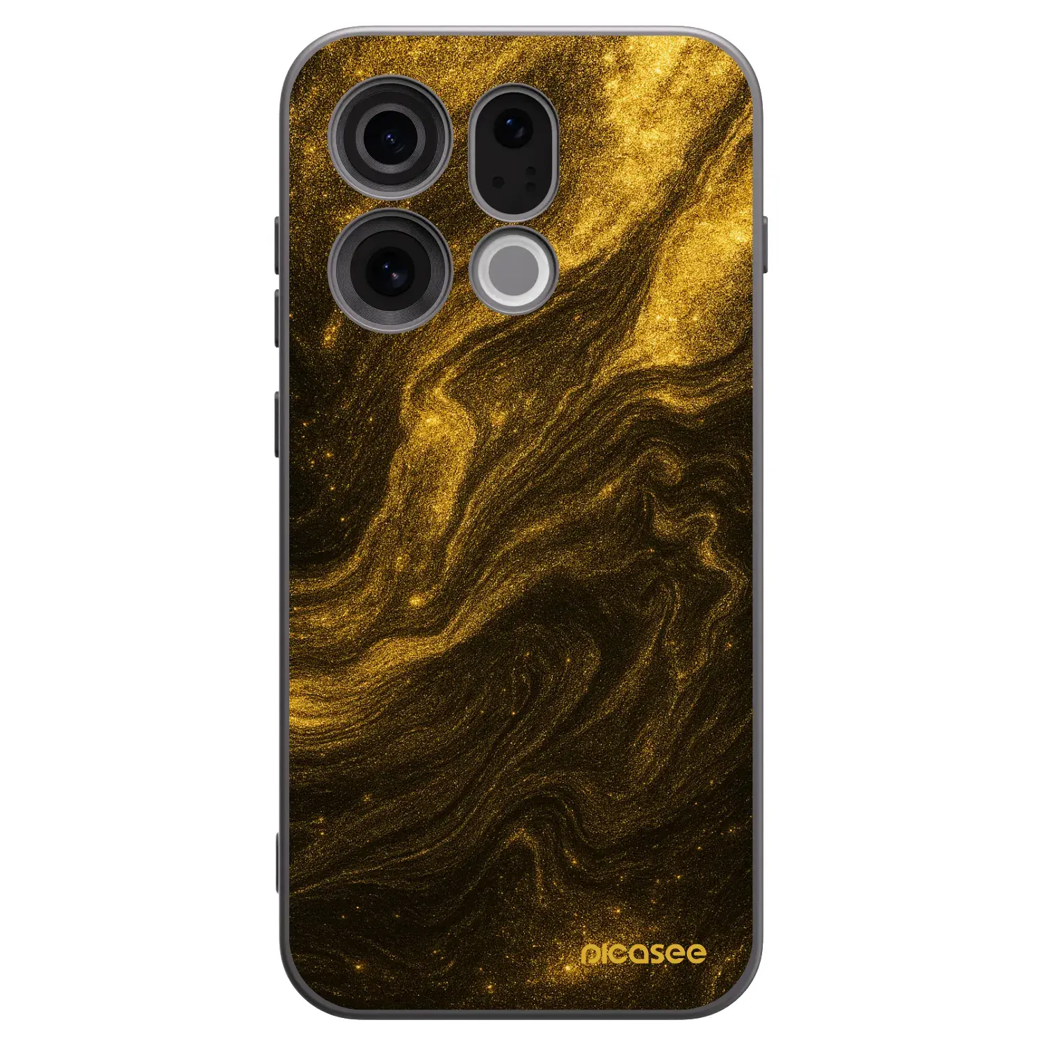 Silikonový černý obal pro OPPO Find X9 - Černá