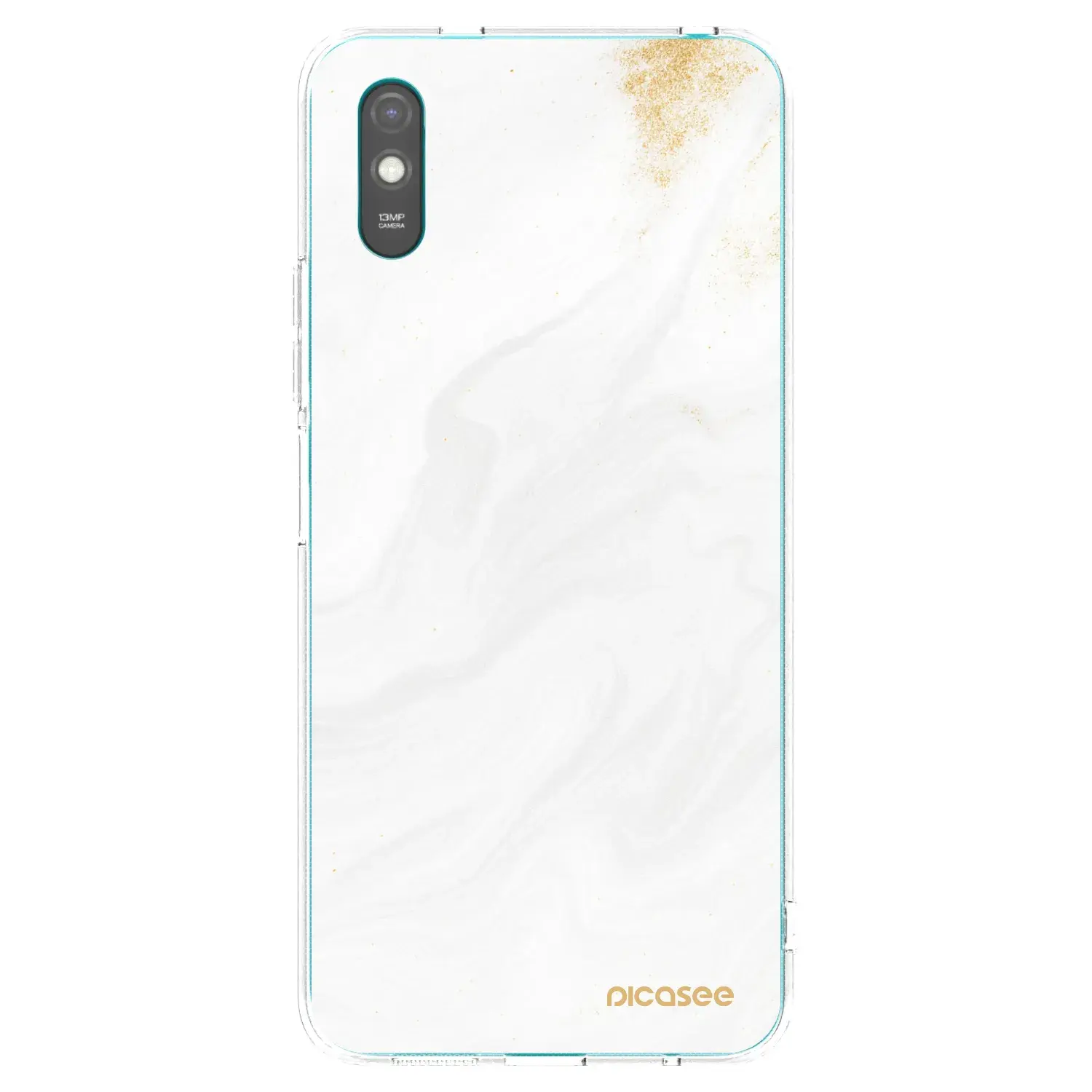 Silikonový průhledný obal pro Xiaomi Redmi 9AT - Bílá