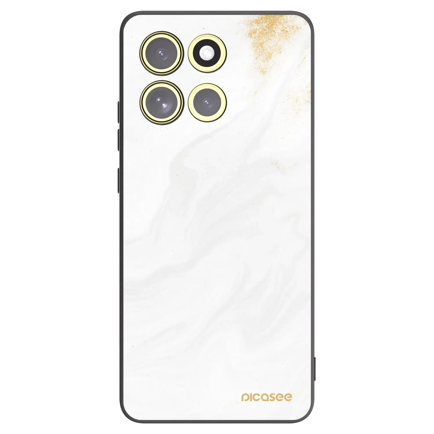Silikonový černý obal pro Motorola Moto G86 Power 5G - Bílá