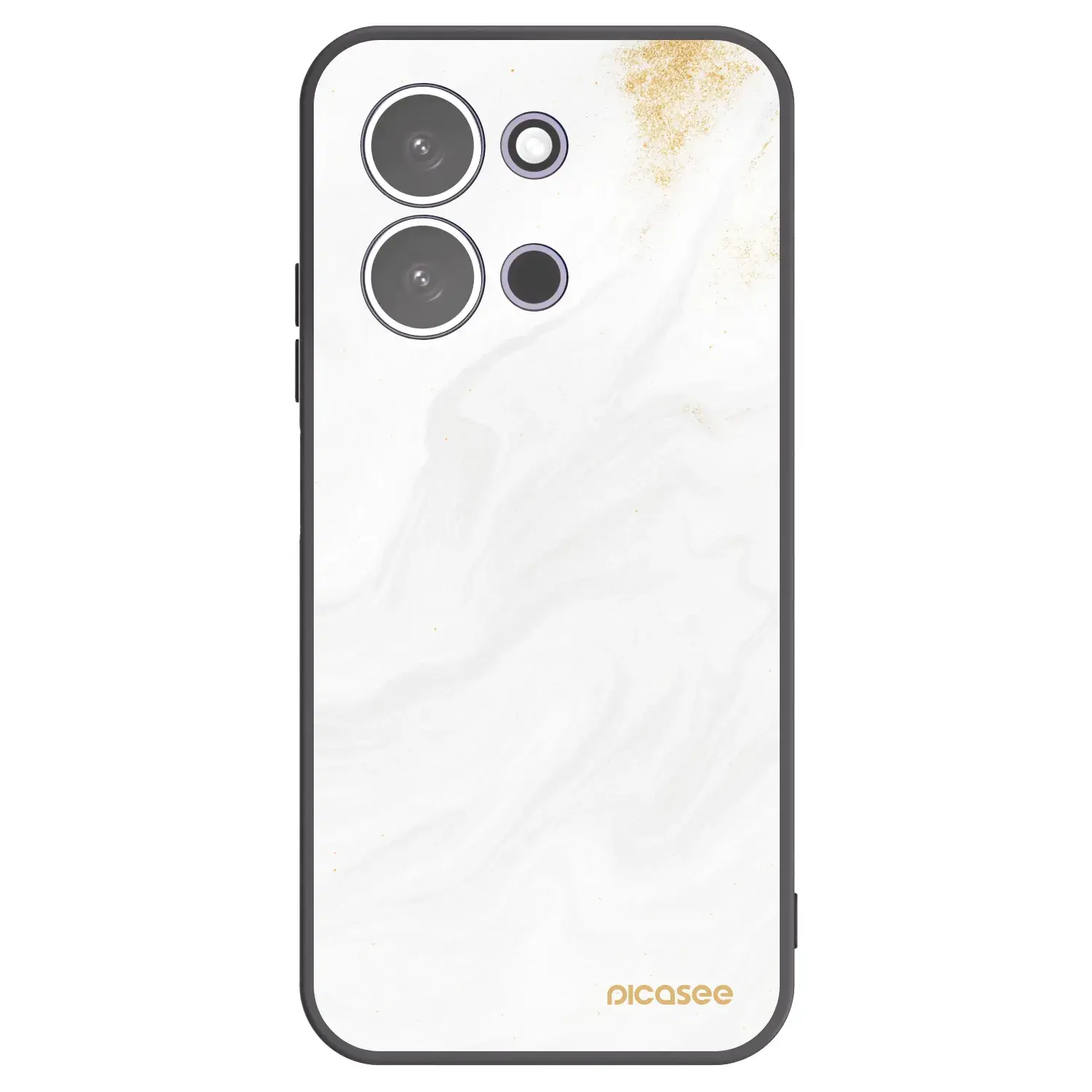 Silikonový černý obal pro Xiaomi Redmi 15C 5G - Bílá