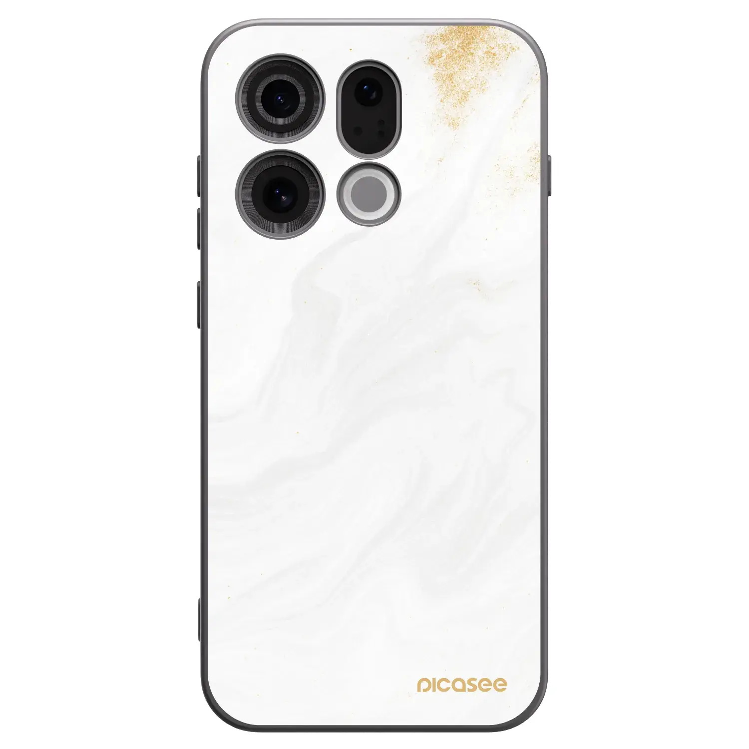 Silikonový černý obal pro OPPO Find X9 - Bílá