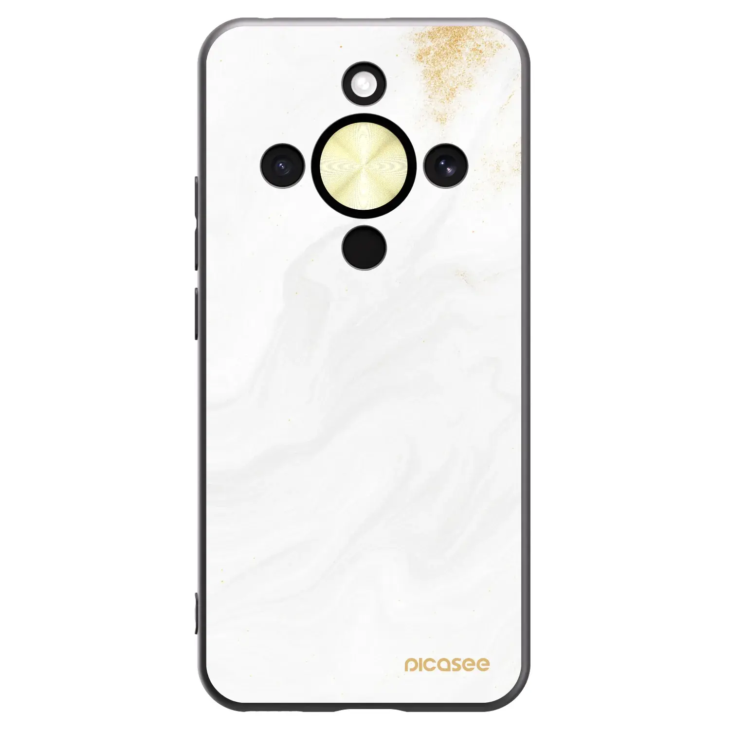 Silikonový černý obal pro Honor Magic8 Lite 5G - Bílá