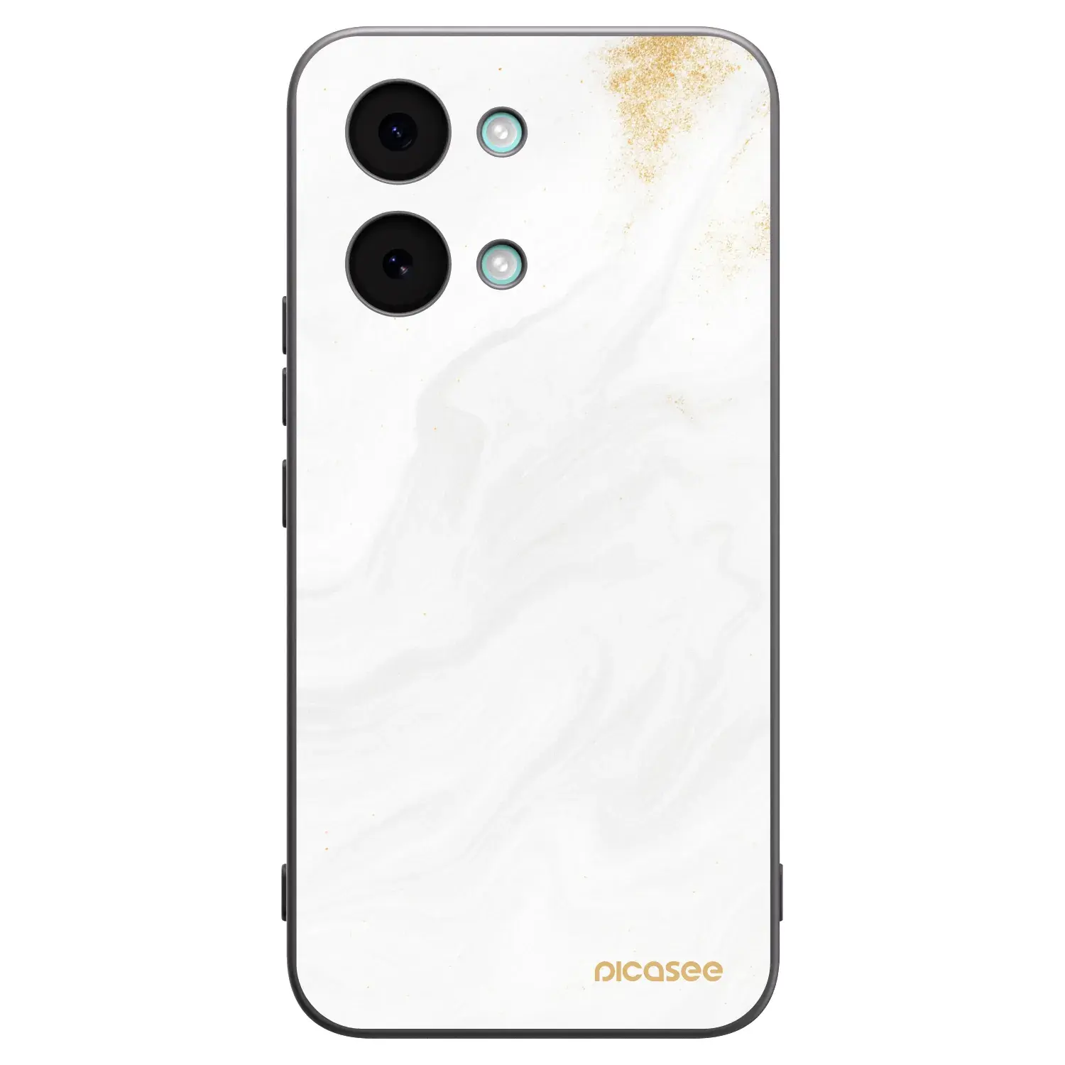 Silikonový černý obal pro Xiaomi Poco X8 Pro Max - Bílá