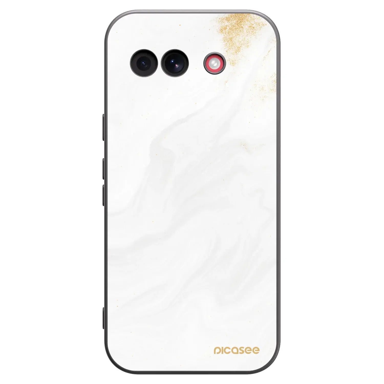 Silikonový černý obal pro Google Pixel 10a - Bílá