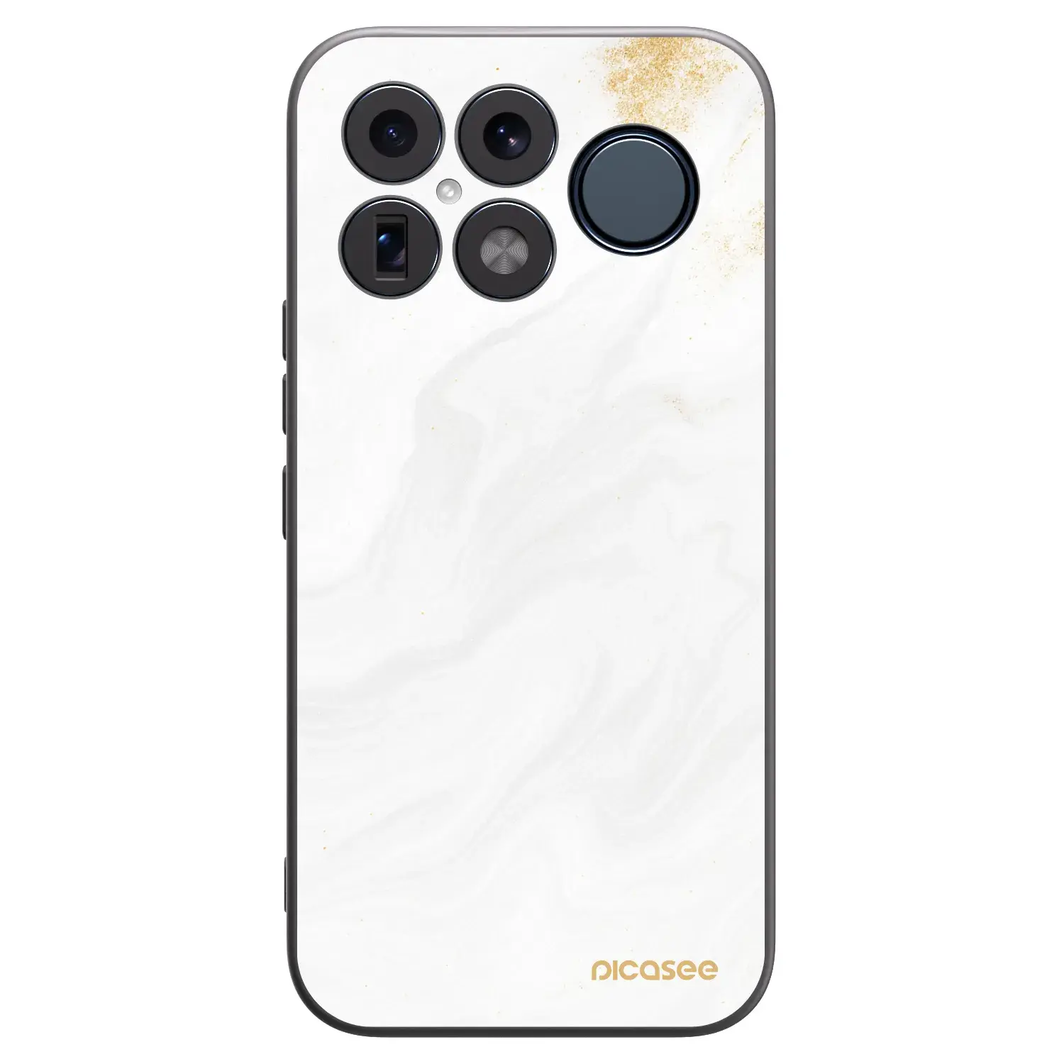 Silikonový černý obal pro Xiaomi Poco F8 Ultra - Bílá