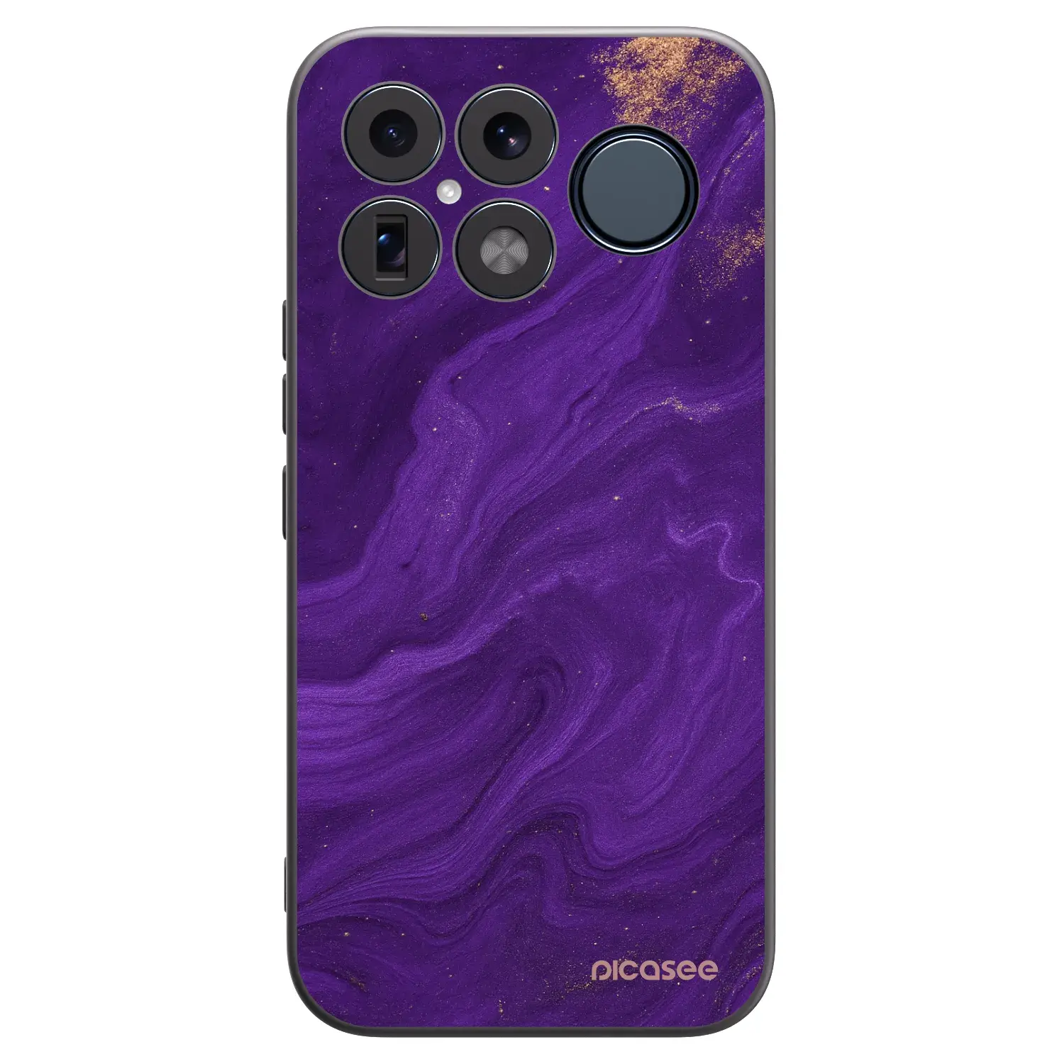 Silikonový černý obal pro Xiaomi Poco F8 Ultra - Fialová