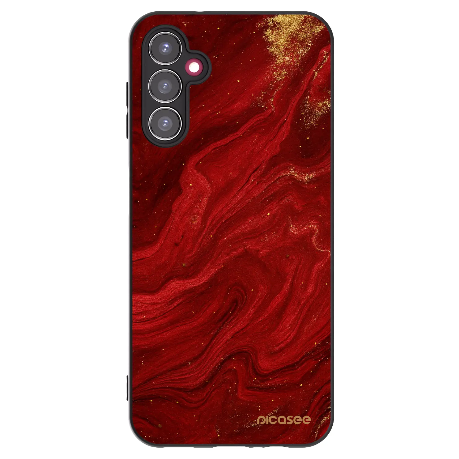 Silikonový černý obal pro Samsung Galaxy A14 5G A146P - Červená