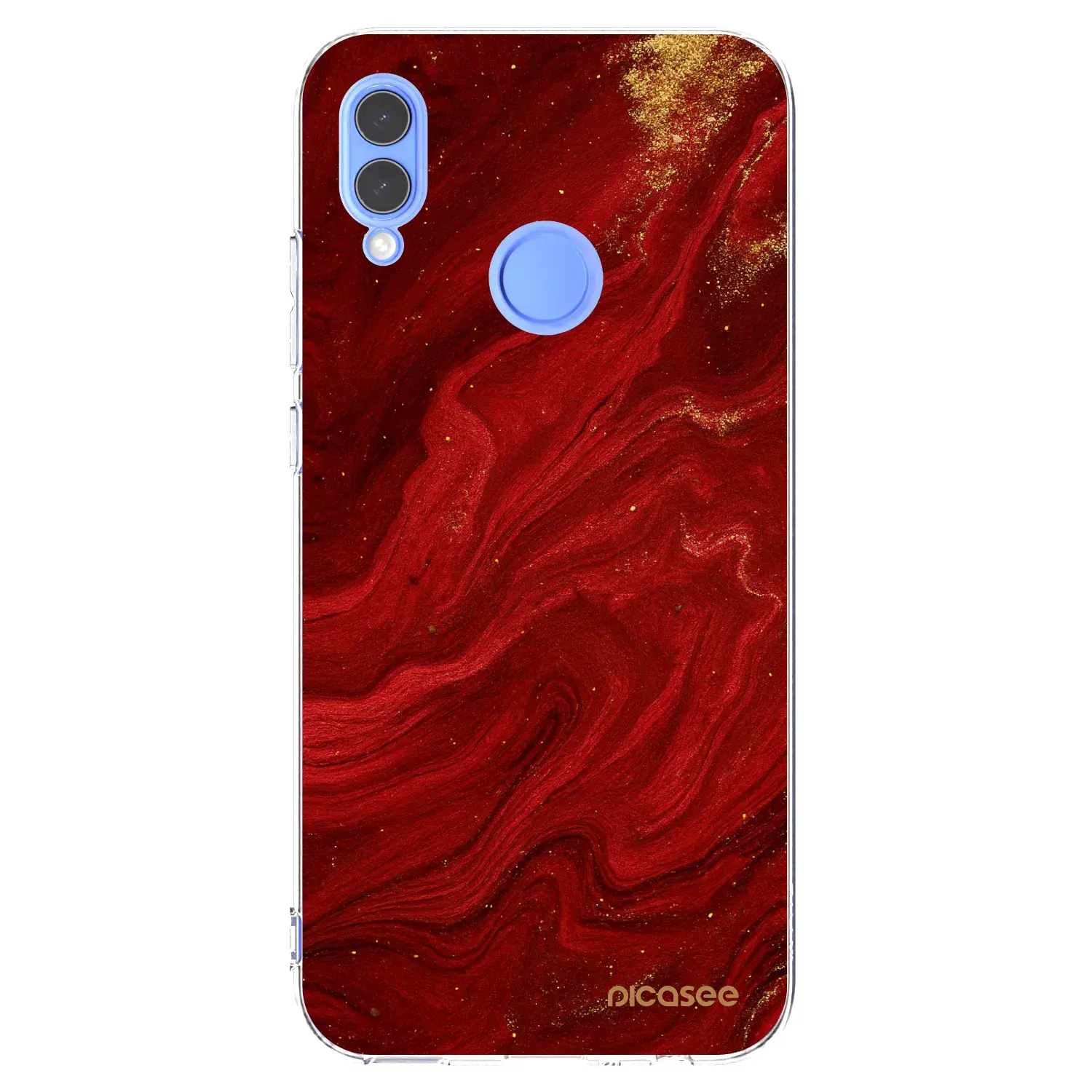 Silikonový průhledný obal pro Honor 10 Lite - Červená