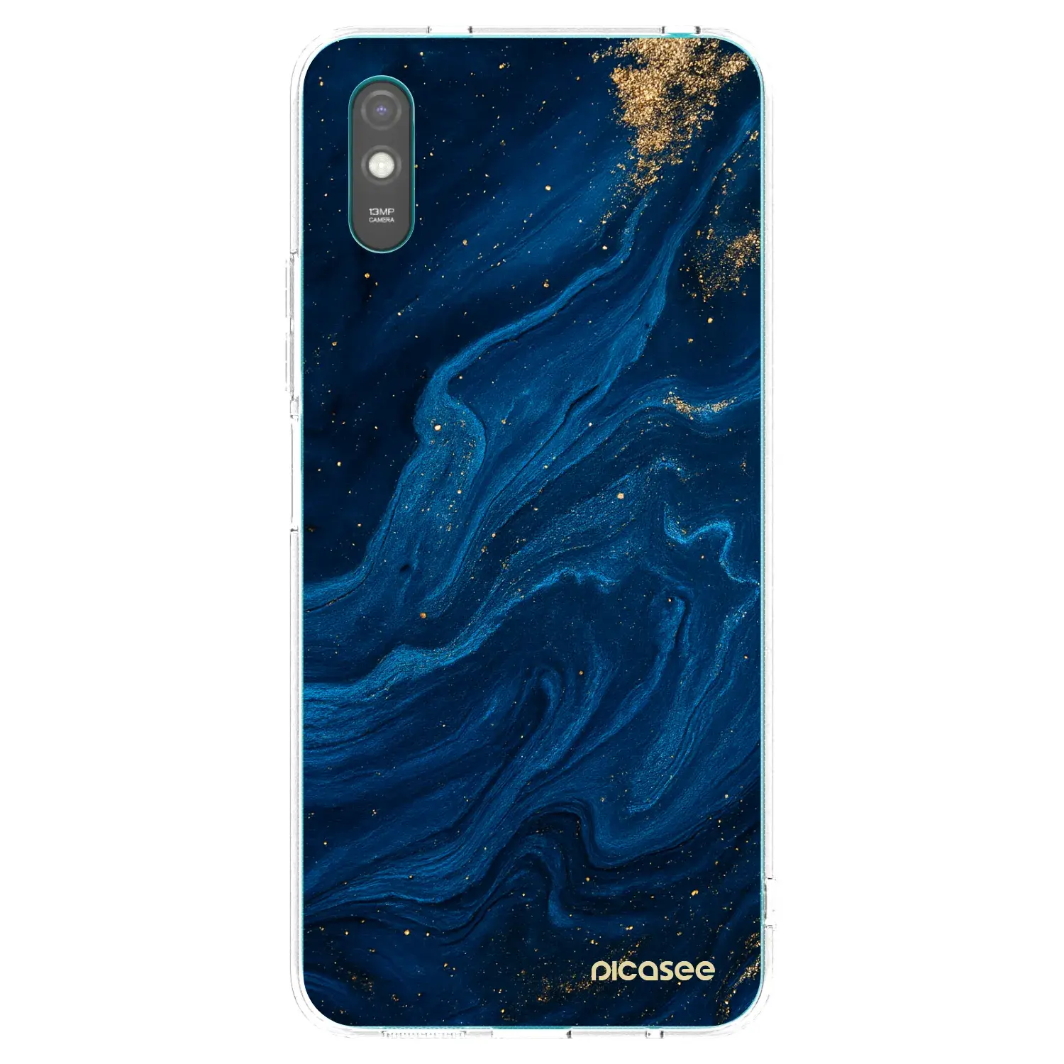 Silikonový průhledný obal pro Xiaomi Redmi 9AT - Blue