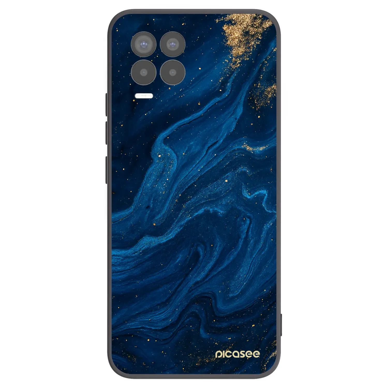 Silikonový černý obal pro Realme 8 Pro - Blue