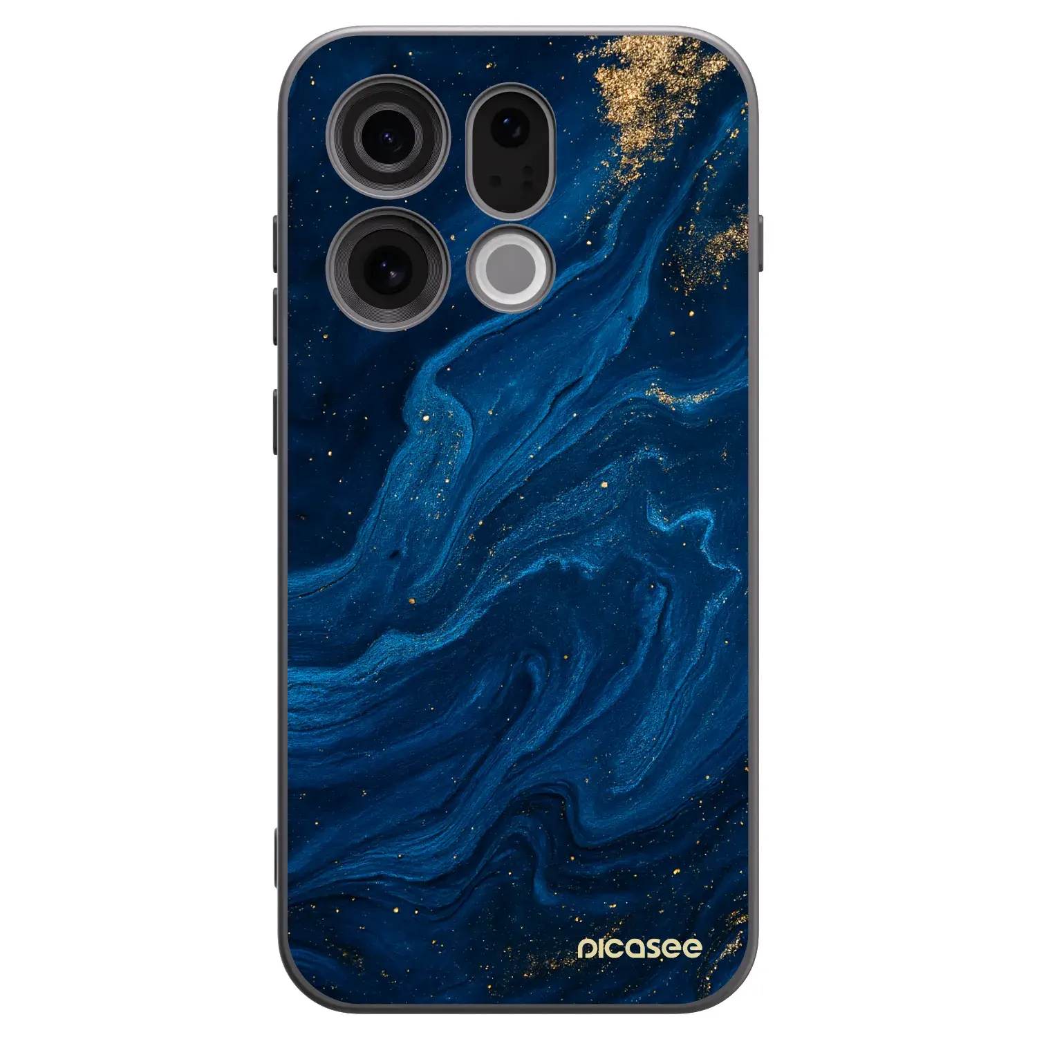 Silikonový černý obal pro OPPO Find X9 - Blue