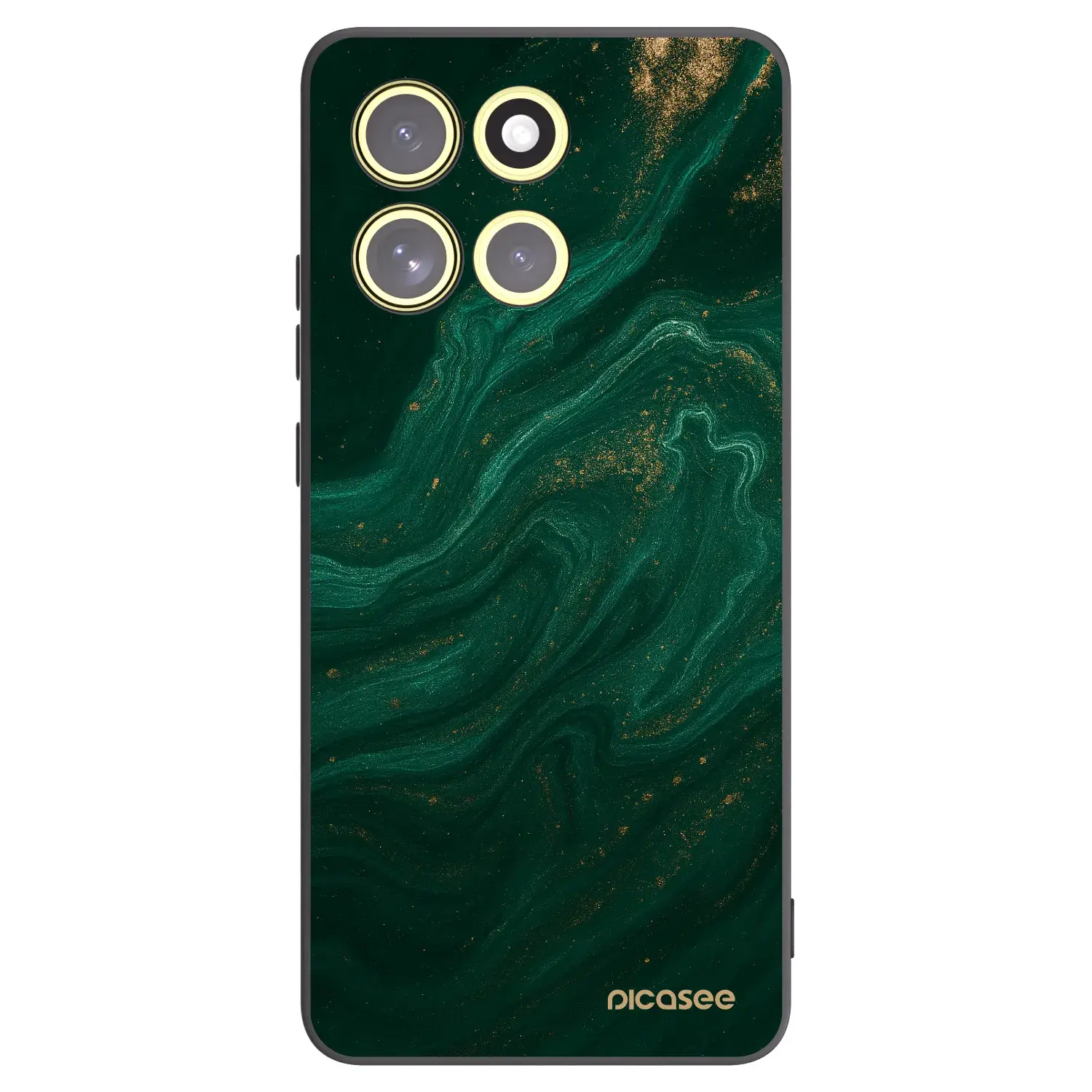 Silikonový černý obal pro Motorola Moto G86 Power 5G - Green