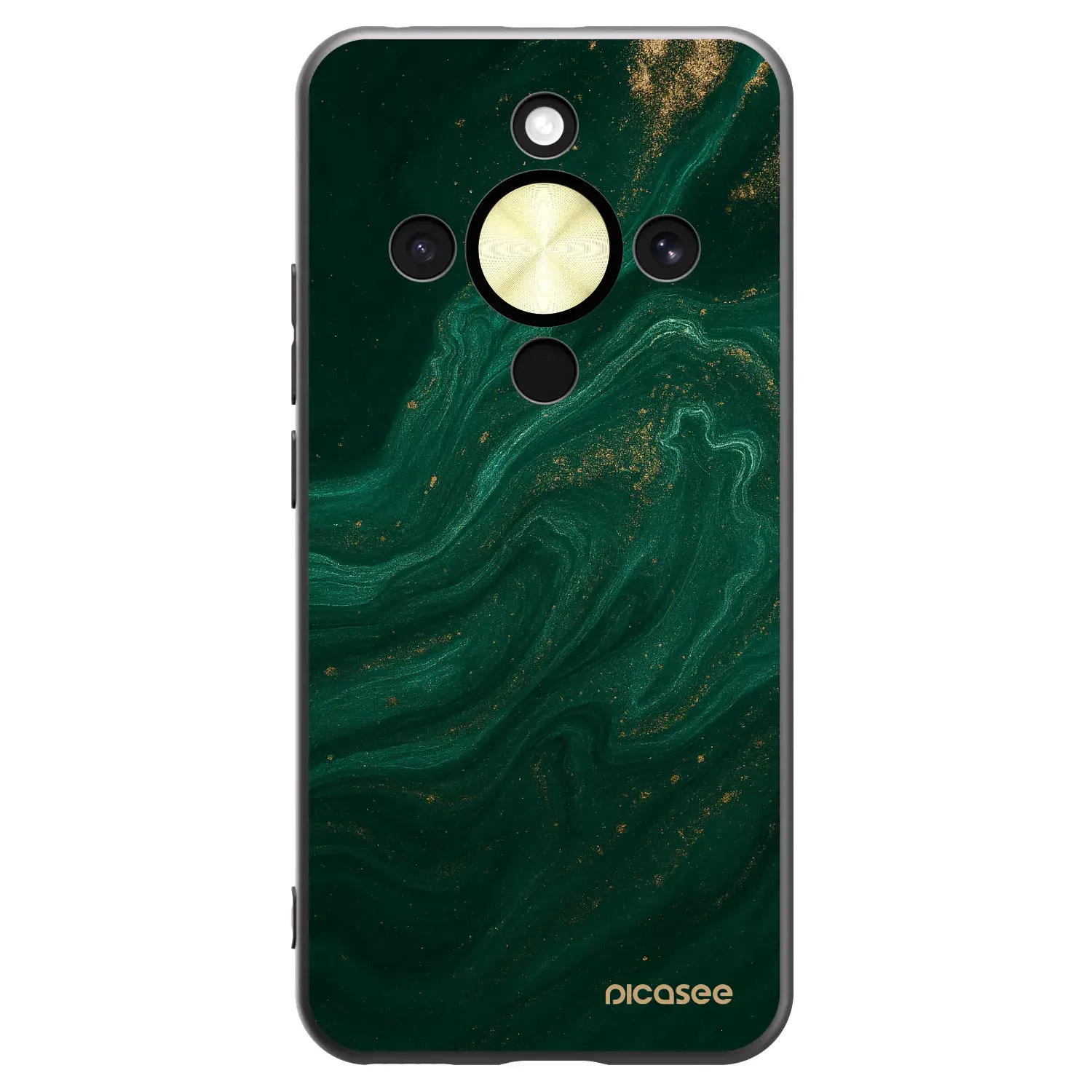 Silikonový černý obal pro Honor Magic8 Lite 5G - Green