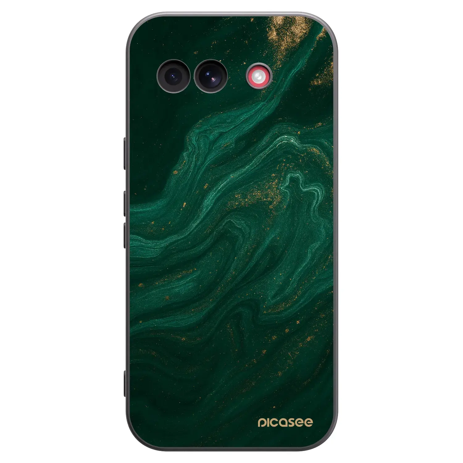 Silikonový černý obal pro Google Pixel 10a - Green