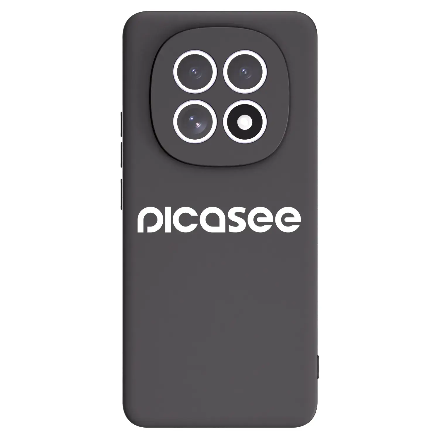 Silikonový černý obal pro Xiaomi Redmi Note 15 4G - Picasee - new logo - white